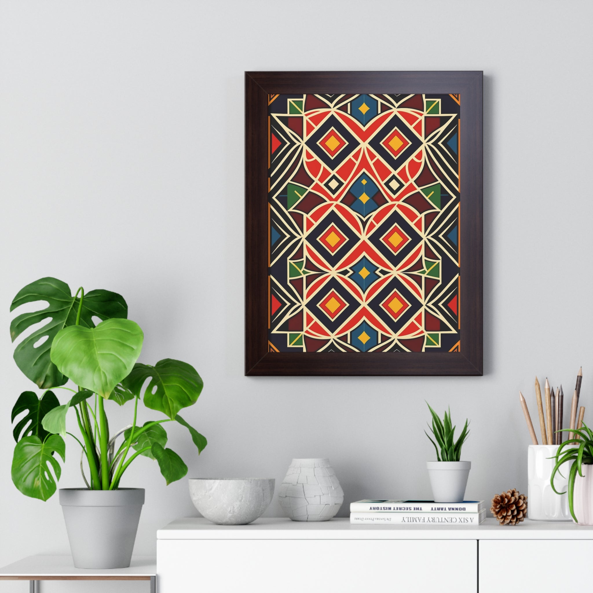 "BOHO" Framed Vertical Poster