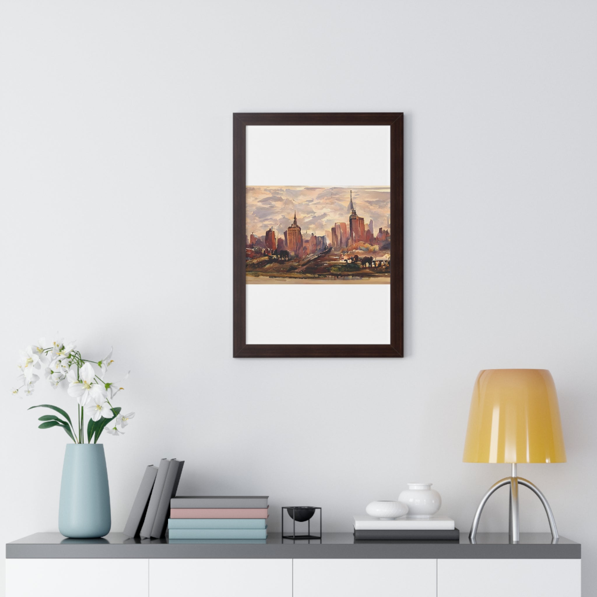 "ARCHITECTURE" Framed Vertical Poster