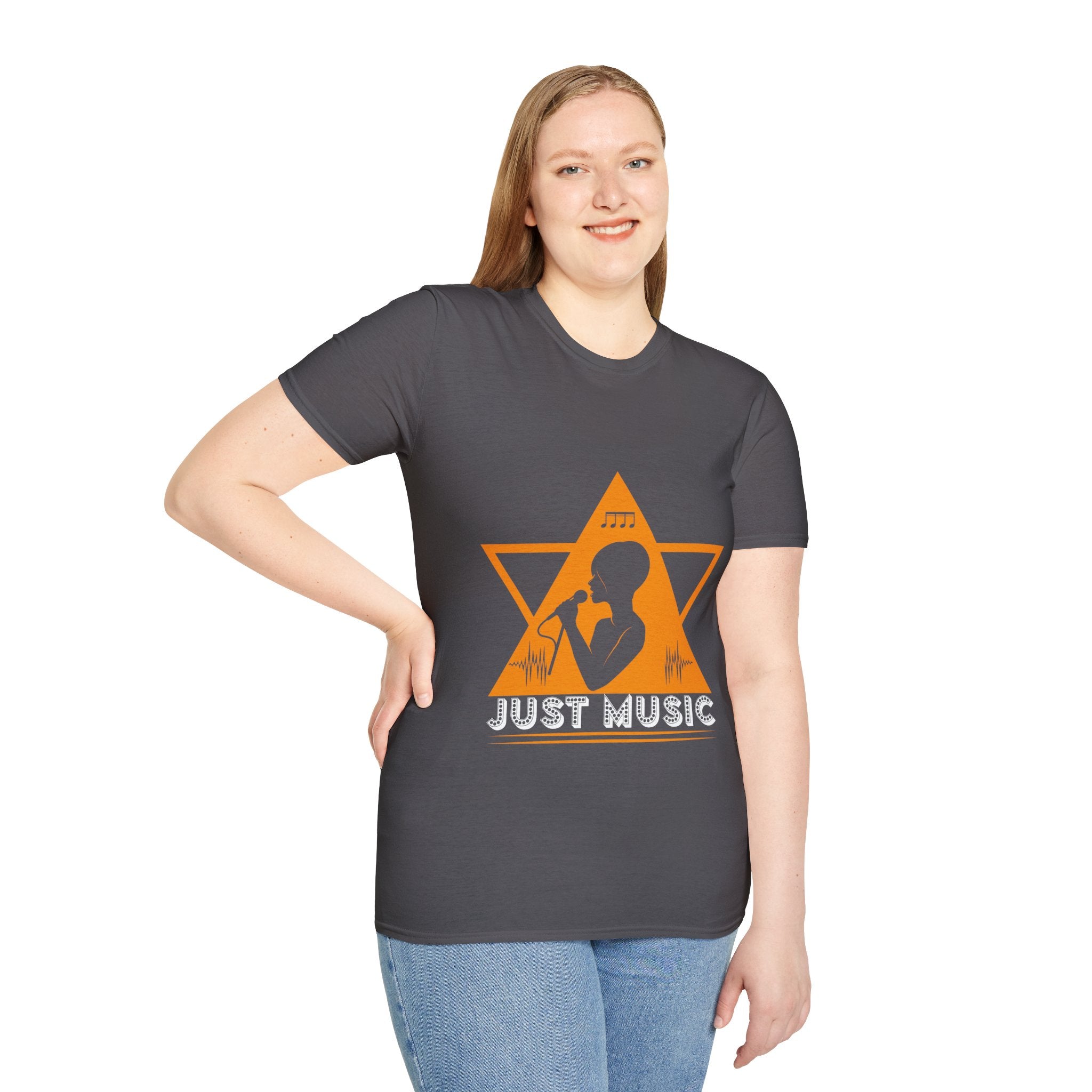 "Just Music" Unisex Soft style T-Shirt