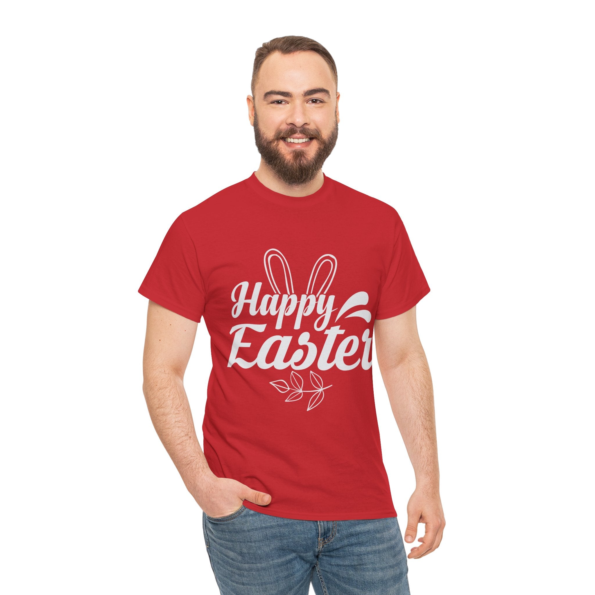 Happy Easter Unisex Heavy Cotton Tee