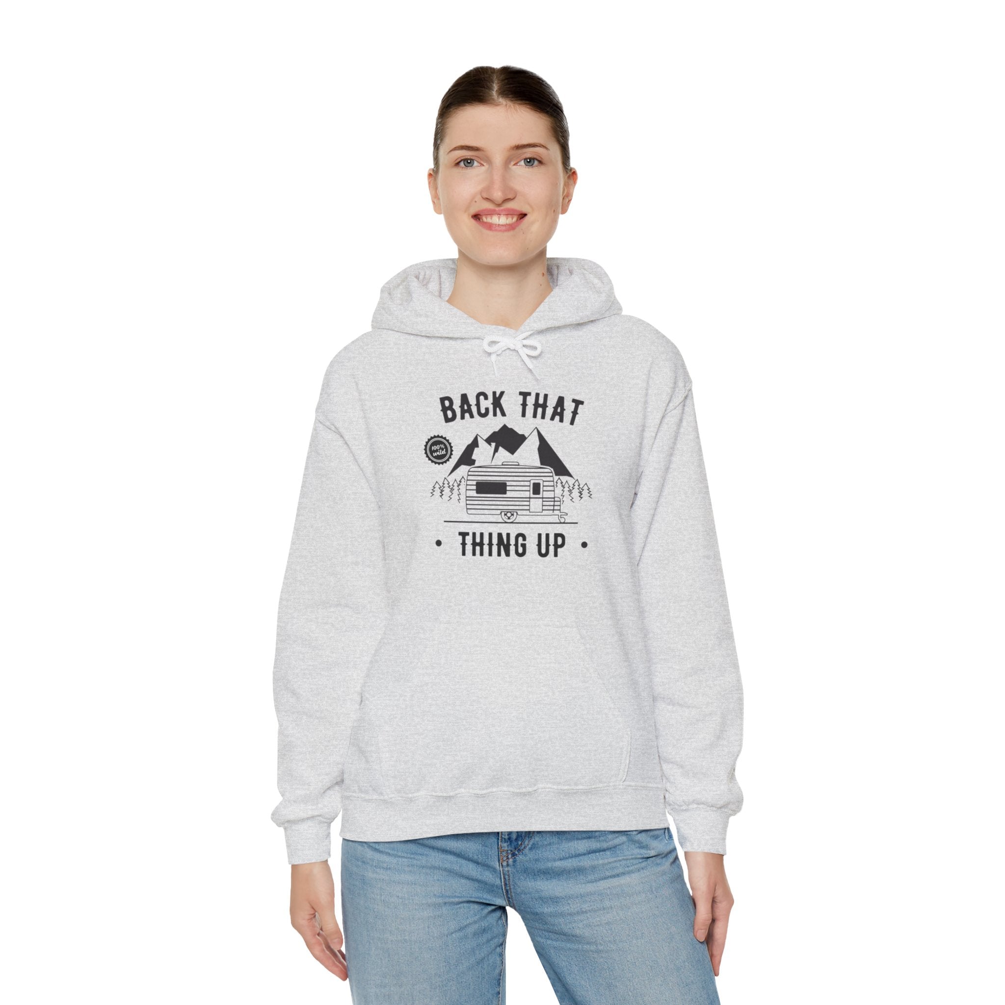 "Back That Thing Up" Unisex Heavy Blend™ Hooded Sweatshirt