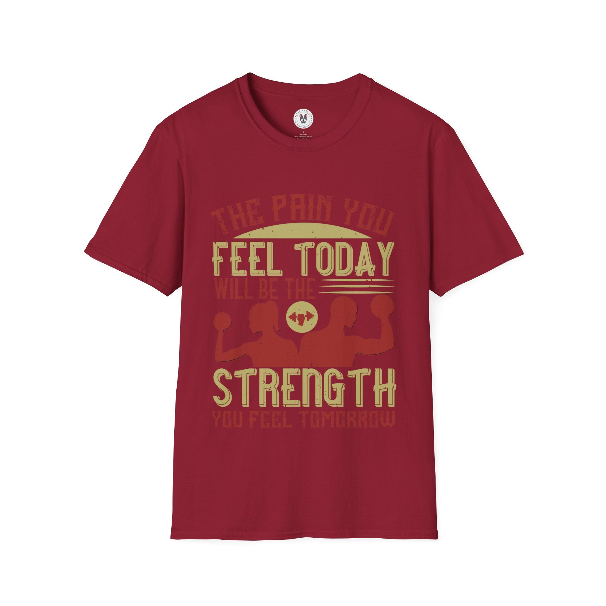 "The pain you feel today, will be the strength you feel tomorrow" Unisex Soft style T-Shirt