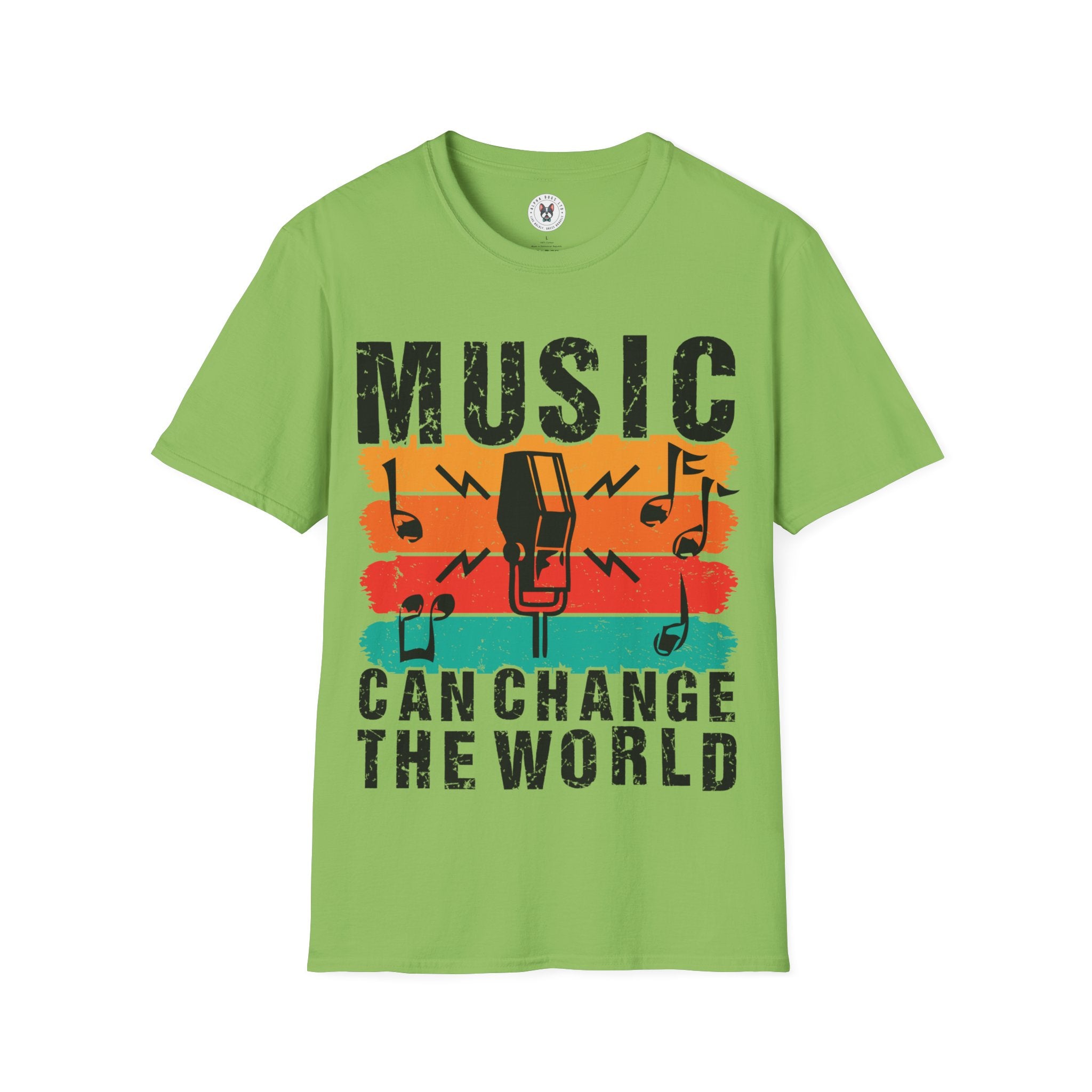 "Music Can Change The World" Unisex Soft style T-Shirt