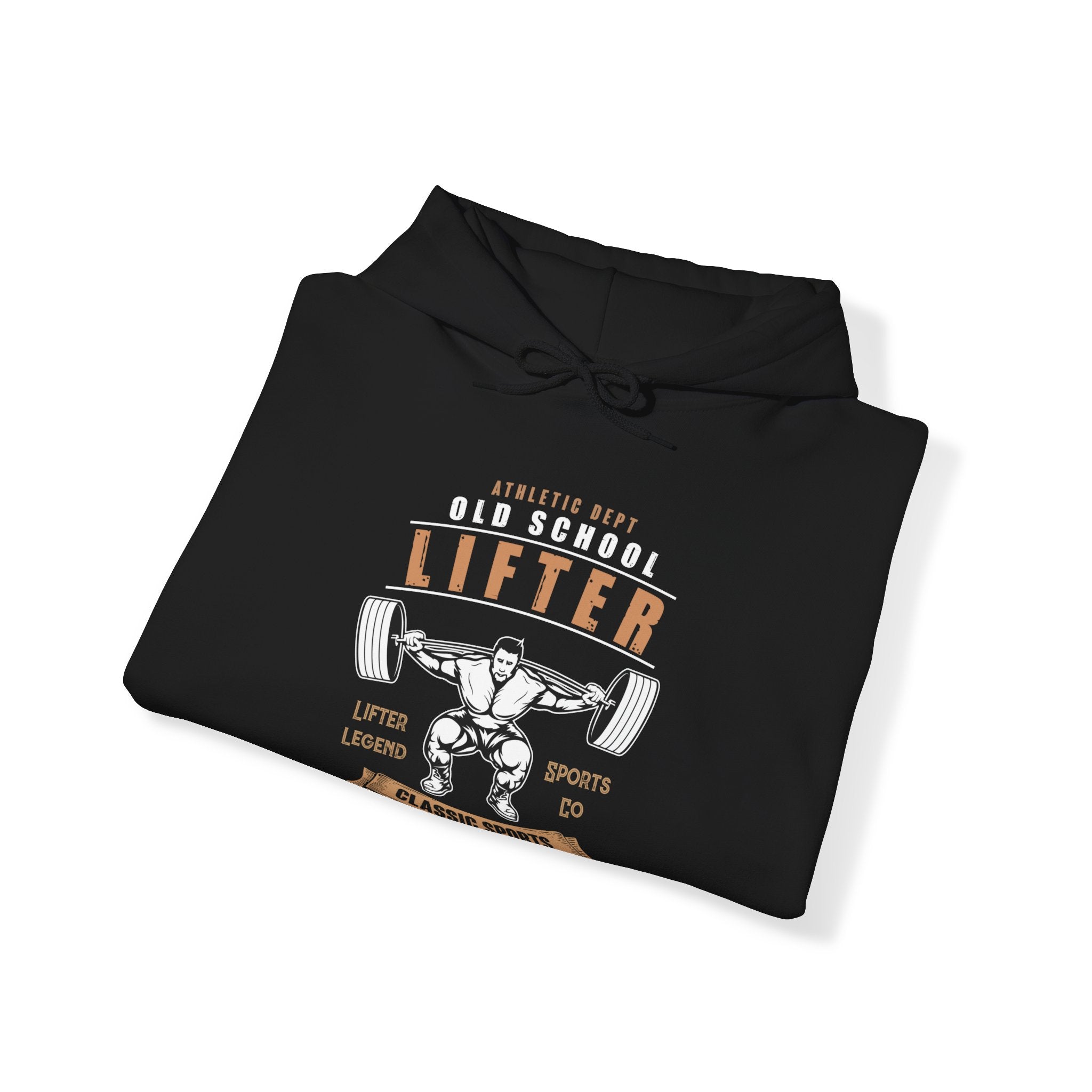 "Old School Lifter" Unisex Heavy Blend™ Hooded Sweatshirt