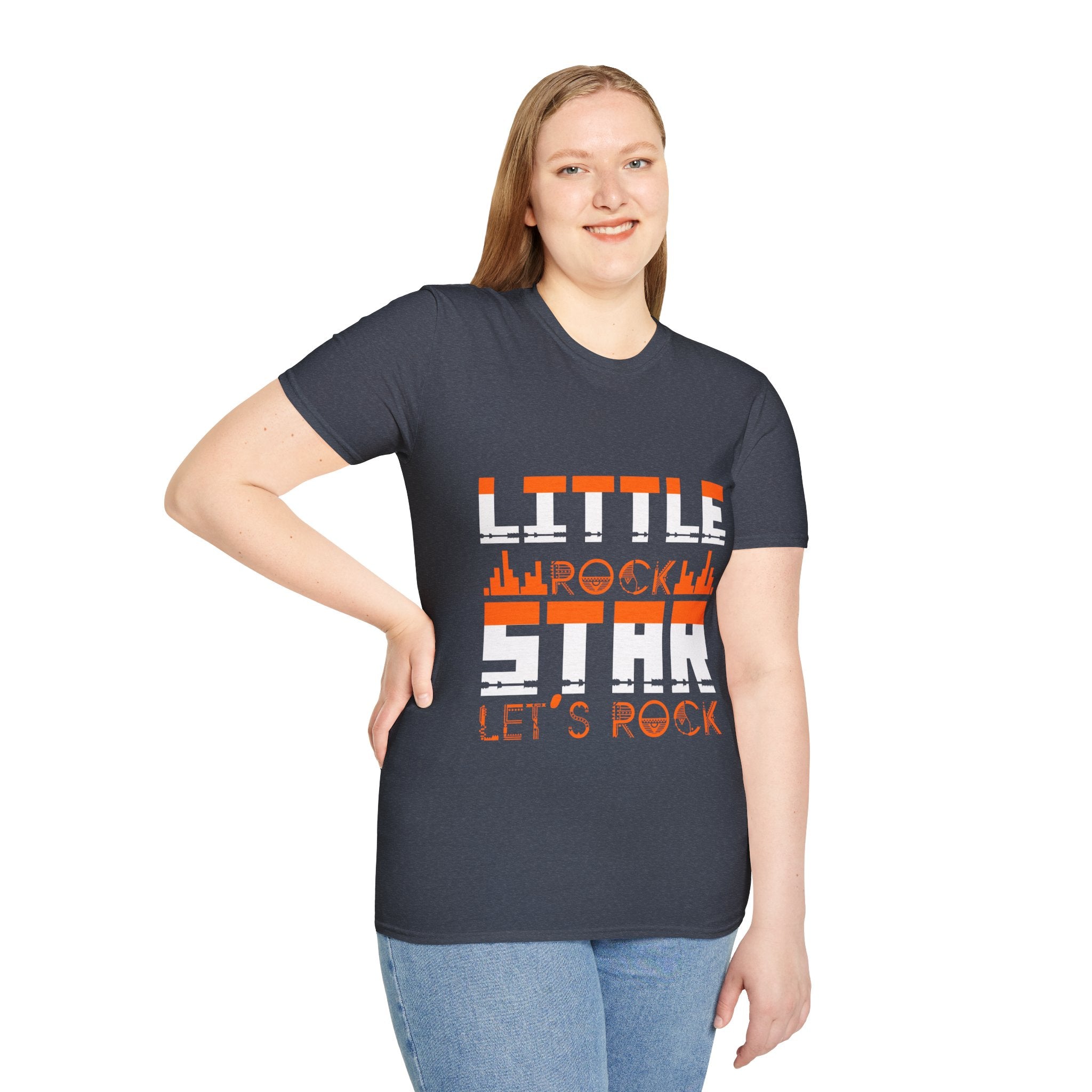 "Little Rock Star Lets Rock" Unisex Soft style T-Shirt