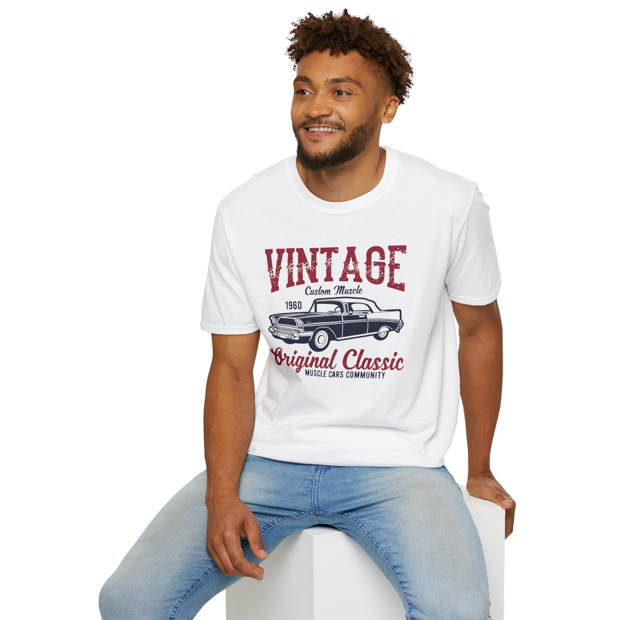 "VINTAGE ORIGINAL CLASSIC" Unisex Soft style T-Shirt