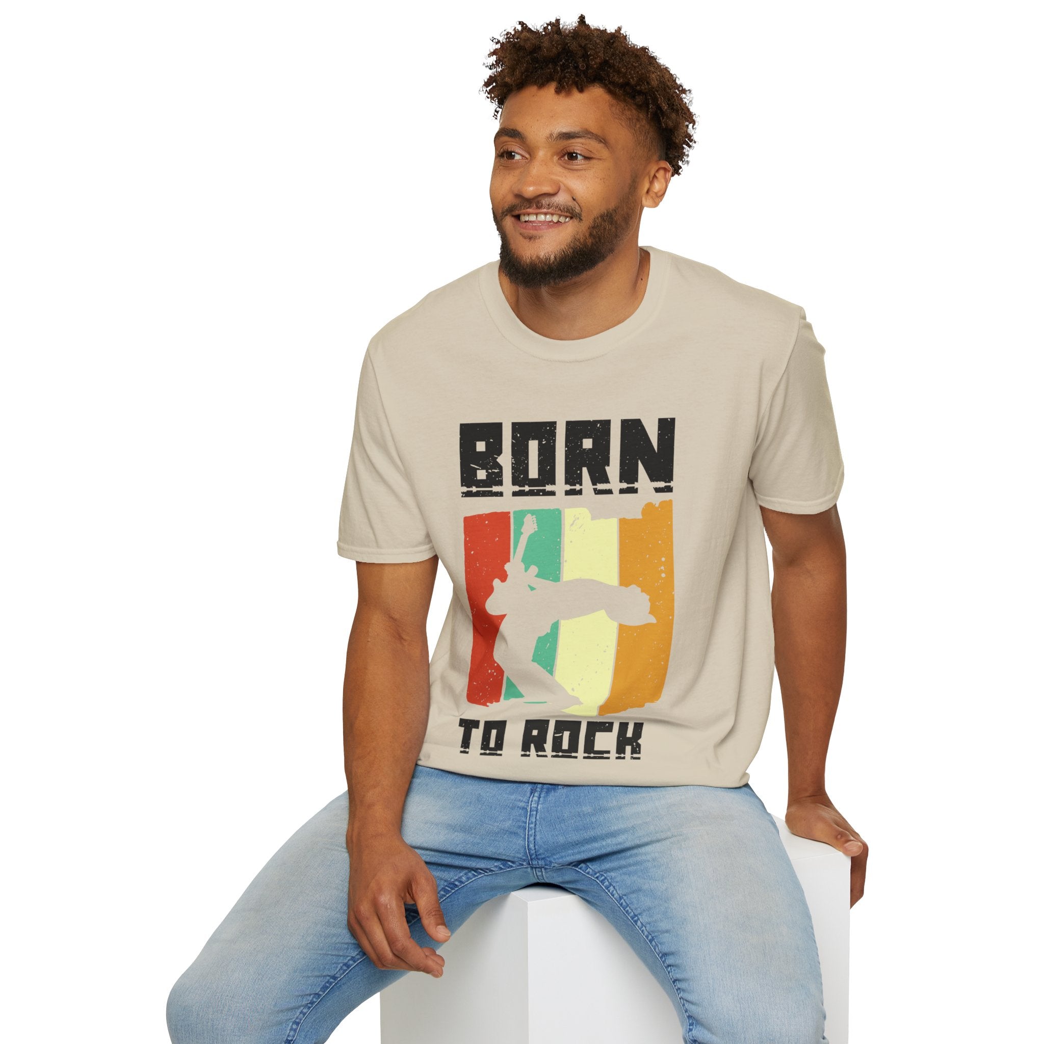 "Born To Rock"  Unisex Soft style T-Shirt