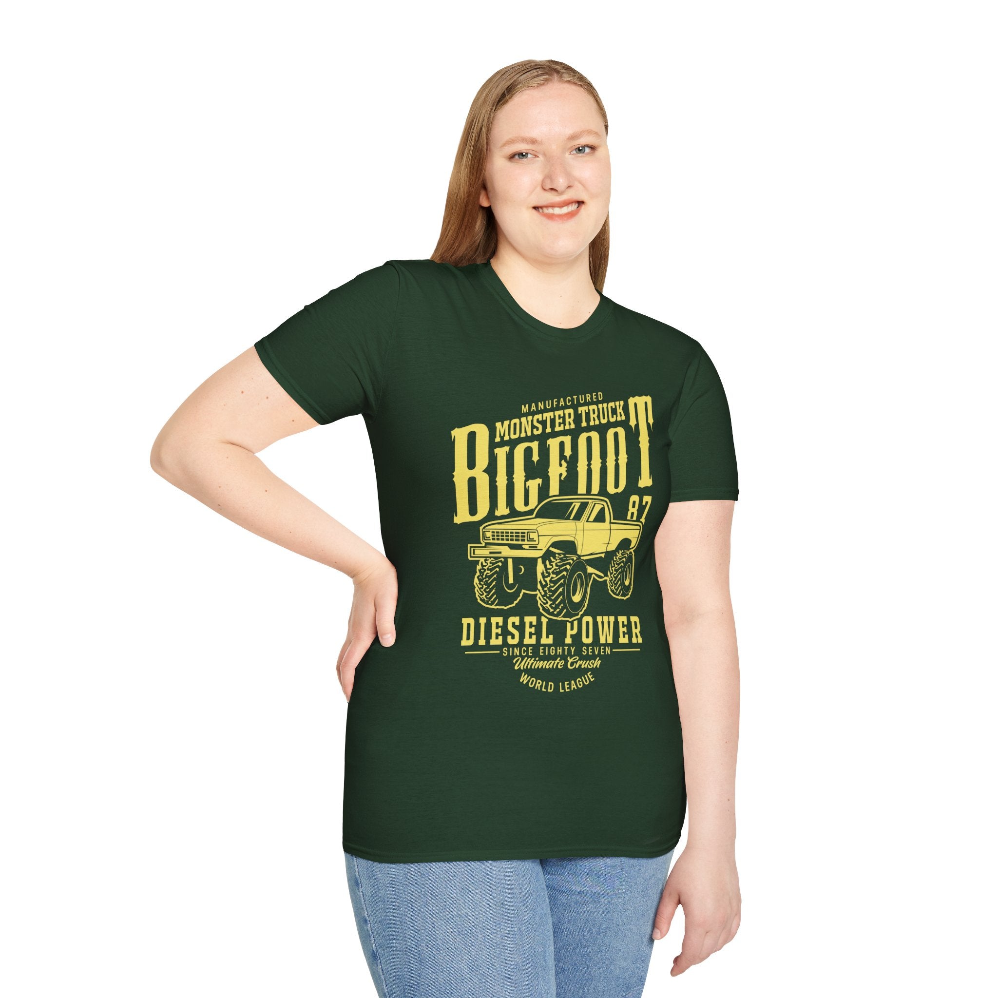 "BIGFOOT DIESEL POWER" Unisex Soft style T-Shirt