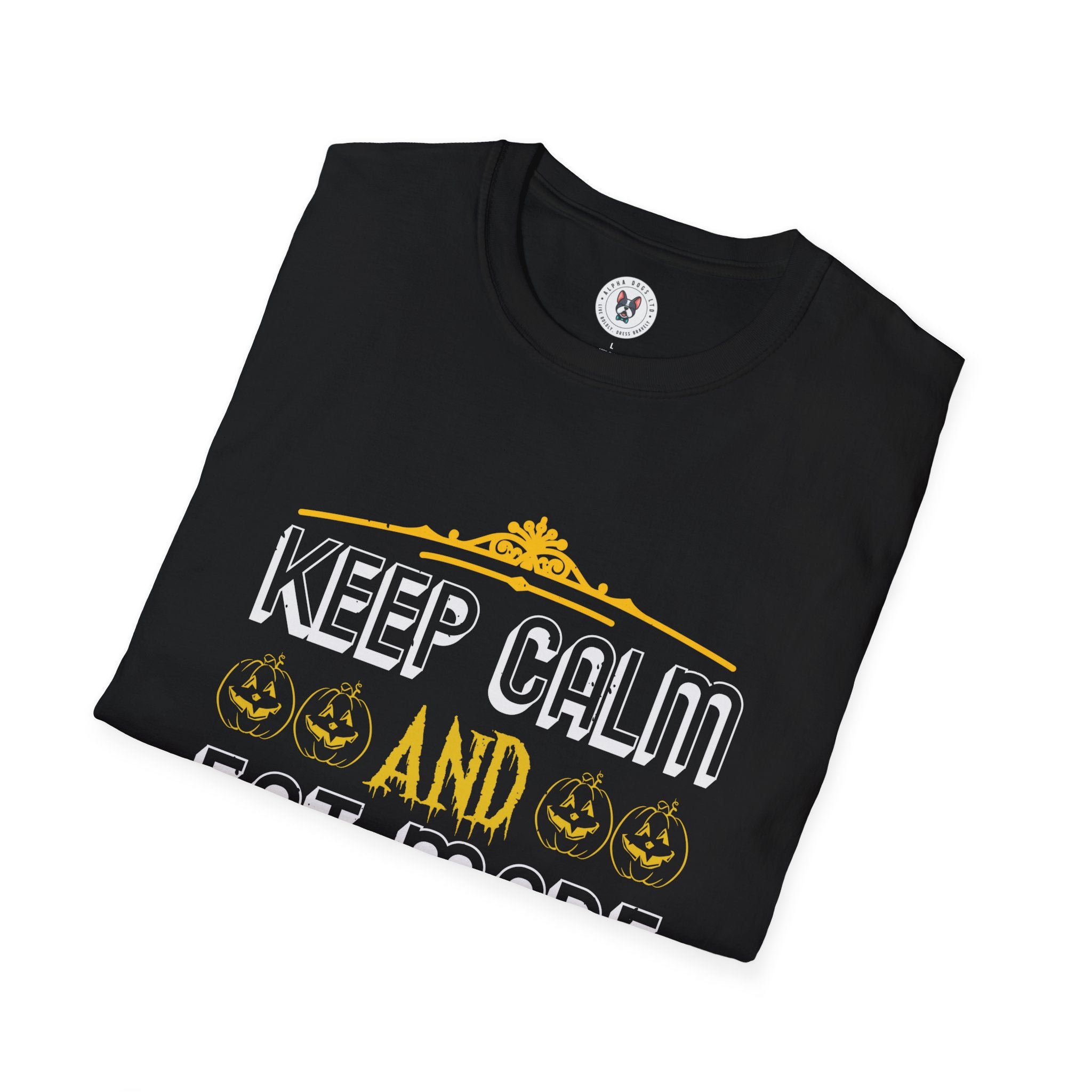 "KEEP CALM AND EAT MORE CANDY" Unisex Soft style T-Shirt