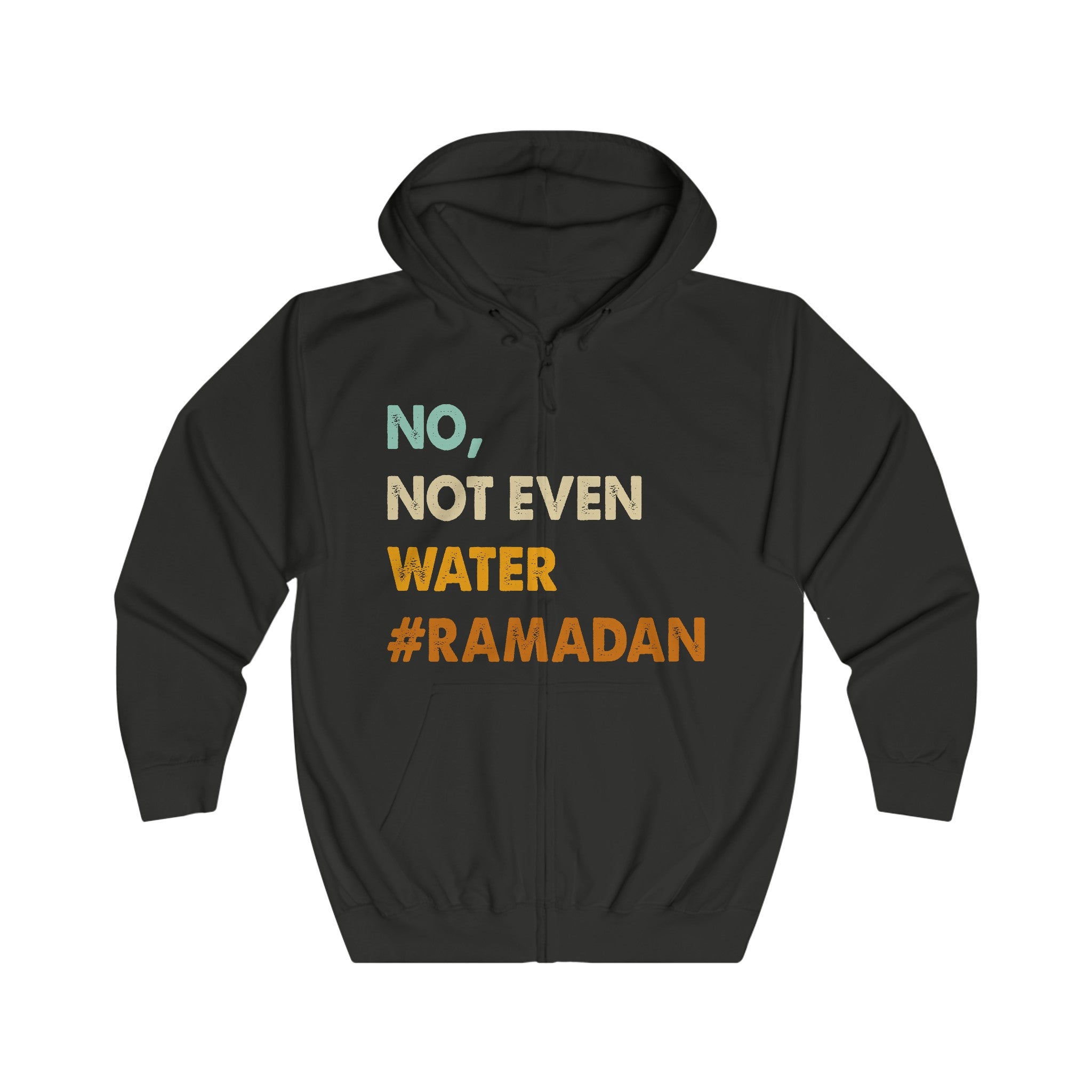 Ramadan Fasting Unisex Full Zip Hoodie