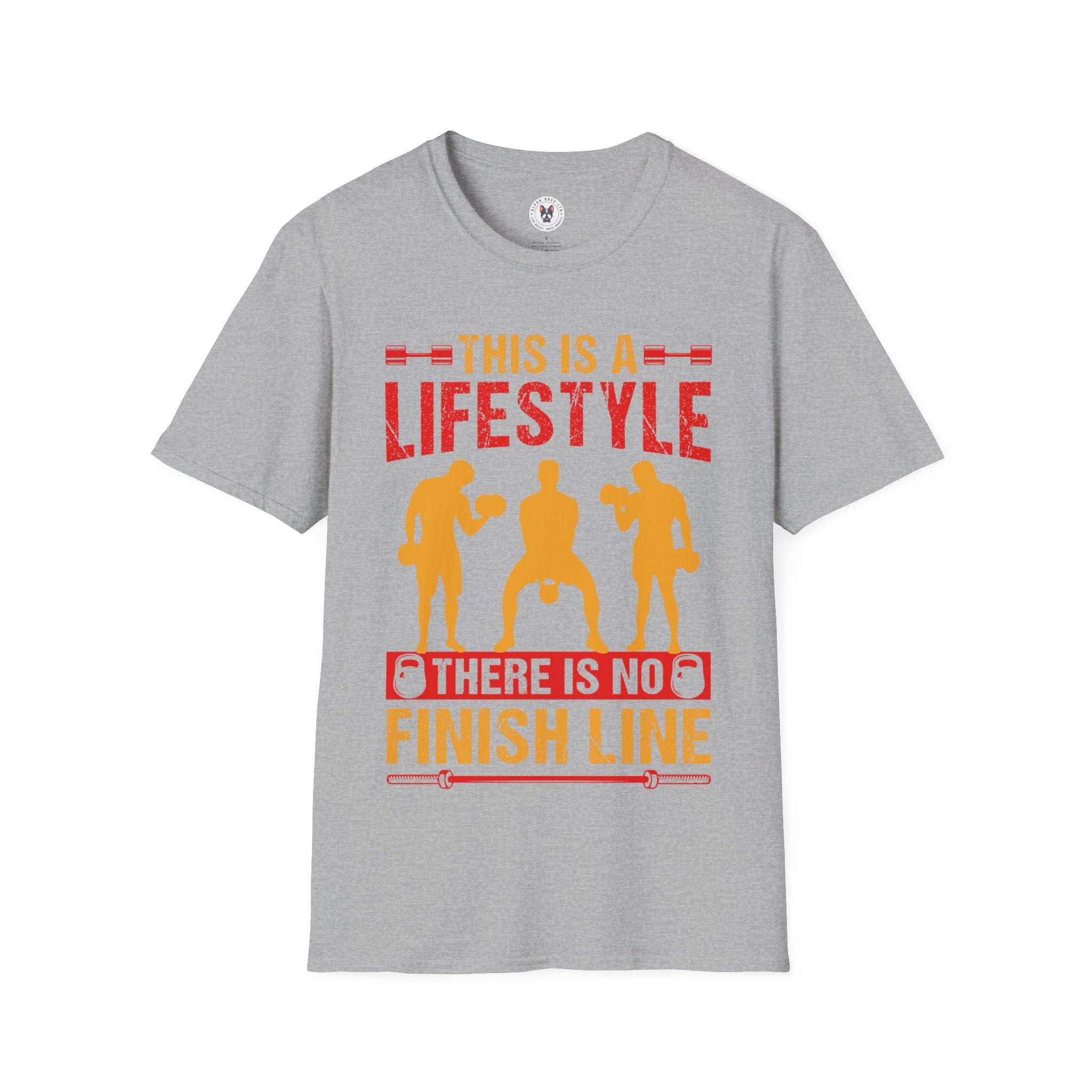 "This Is A Life Style There Is No Finish Line" Unisex Soft style T-Shirt