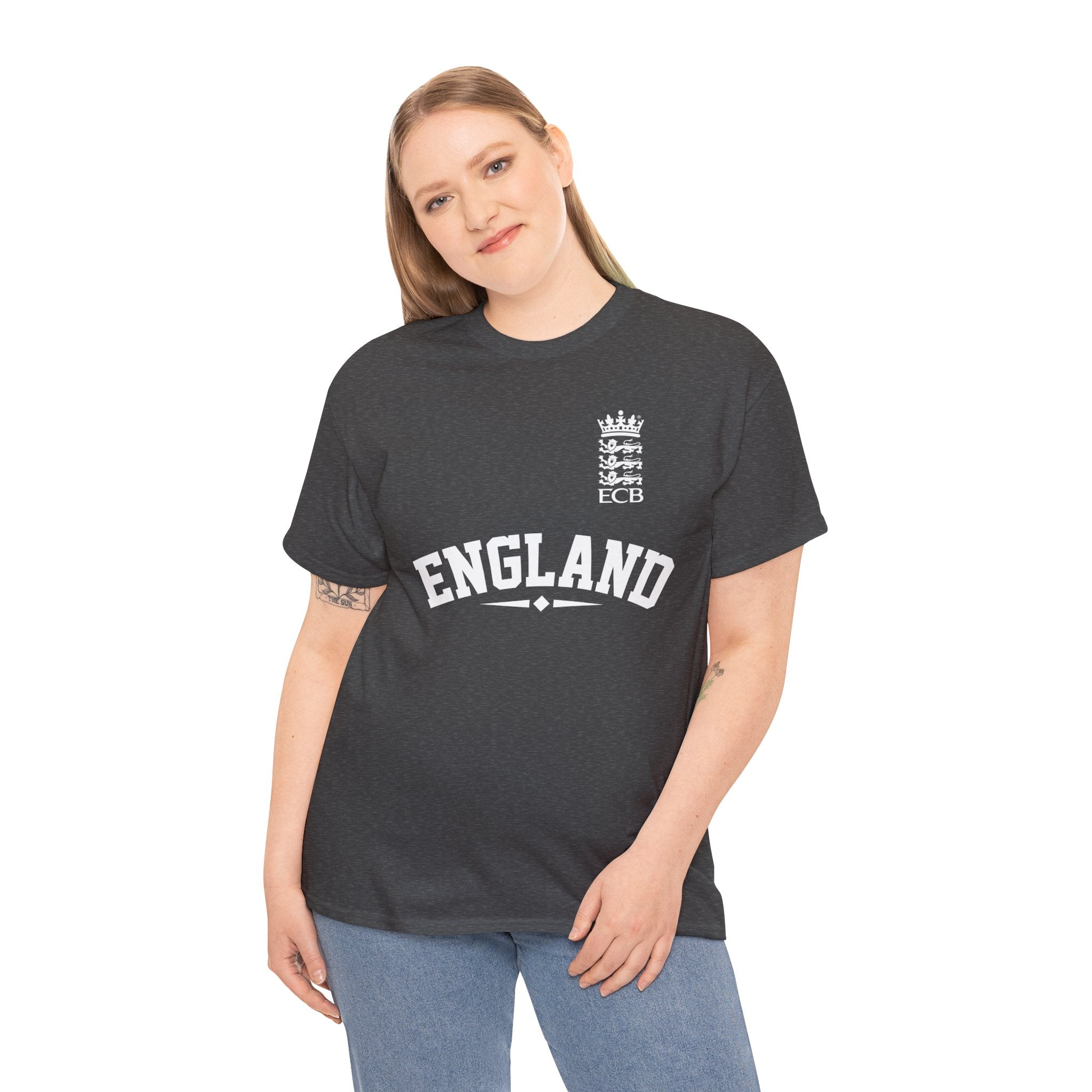 England Cricket Unisex Heavy Cotton Tee