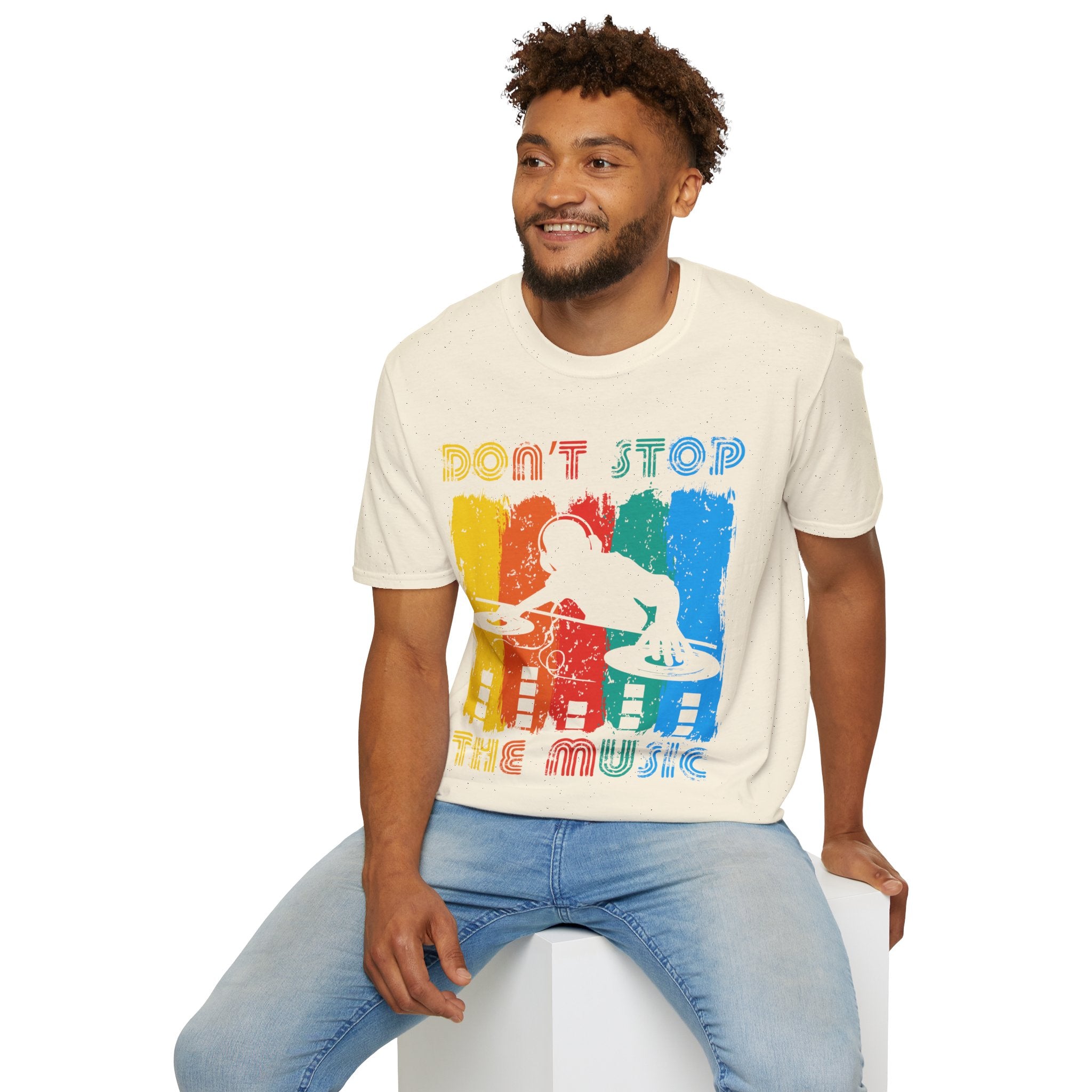 "Don't Stop the Music" Unisex Soft style T-Shirt