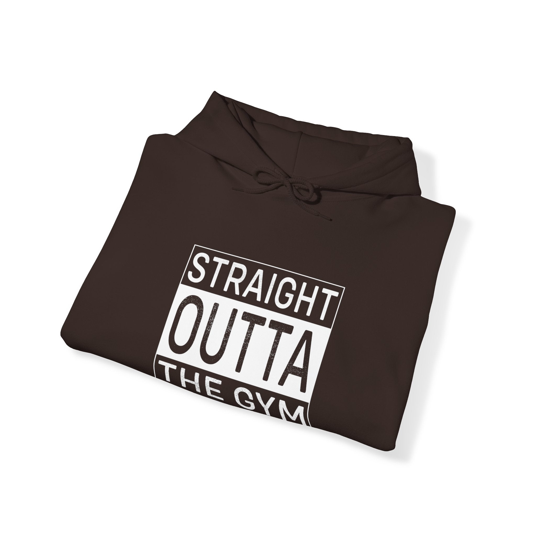 "Straight Outta A Gym'' Unisex Heavy Blend™ Hooded Sweatshirt