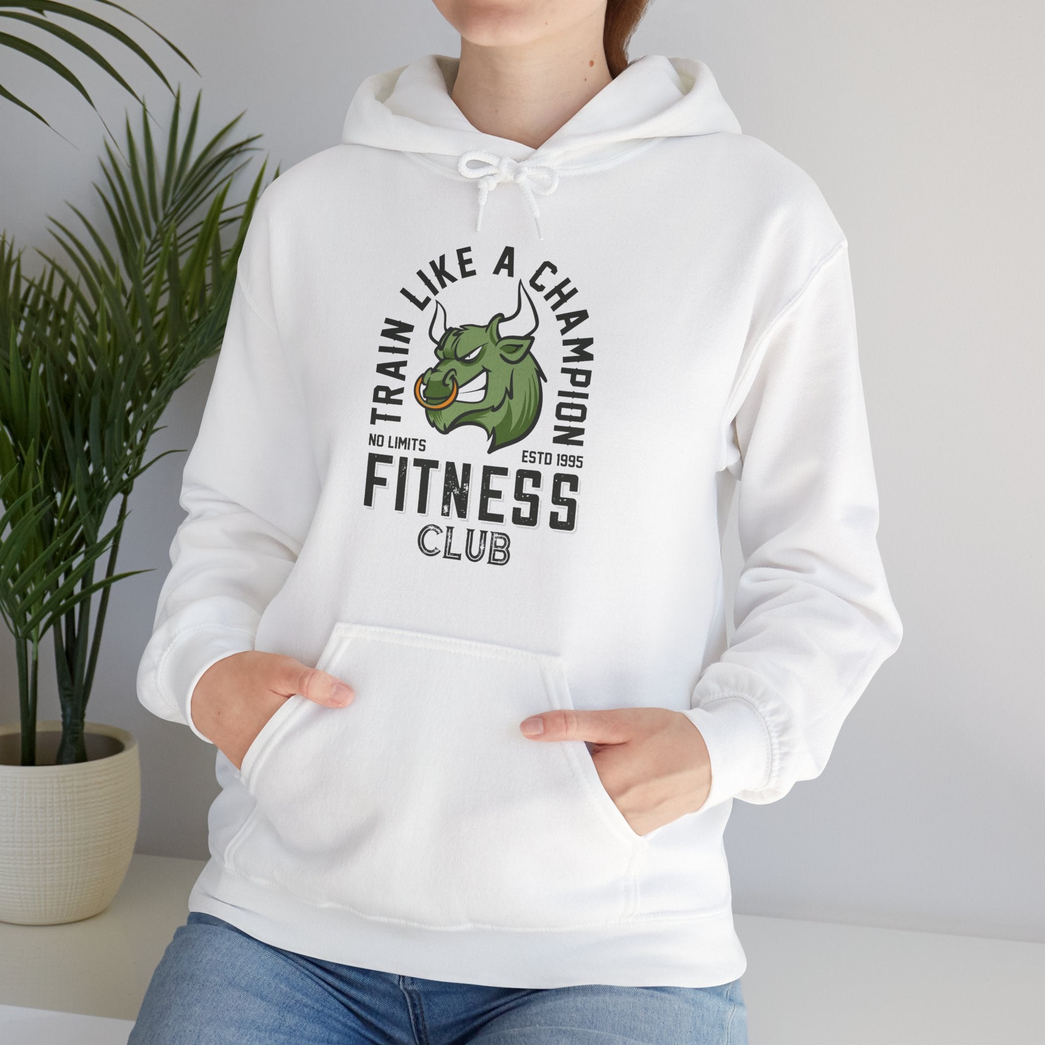 "Train Like A Champion" Unisex Heavy Blend™ Hooded Sweatshirt