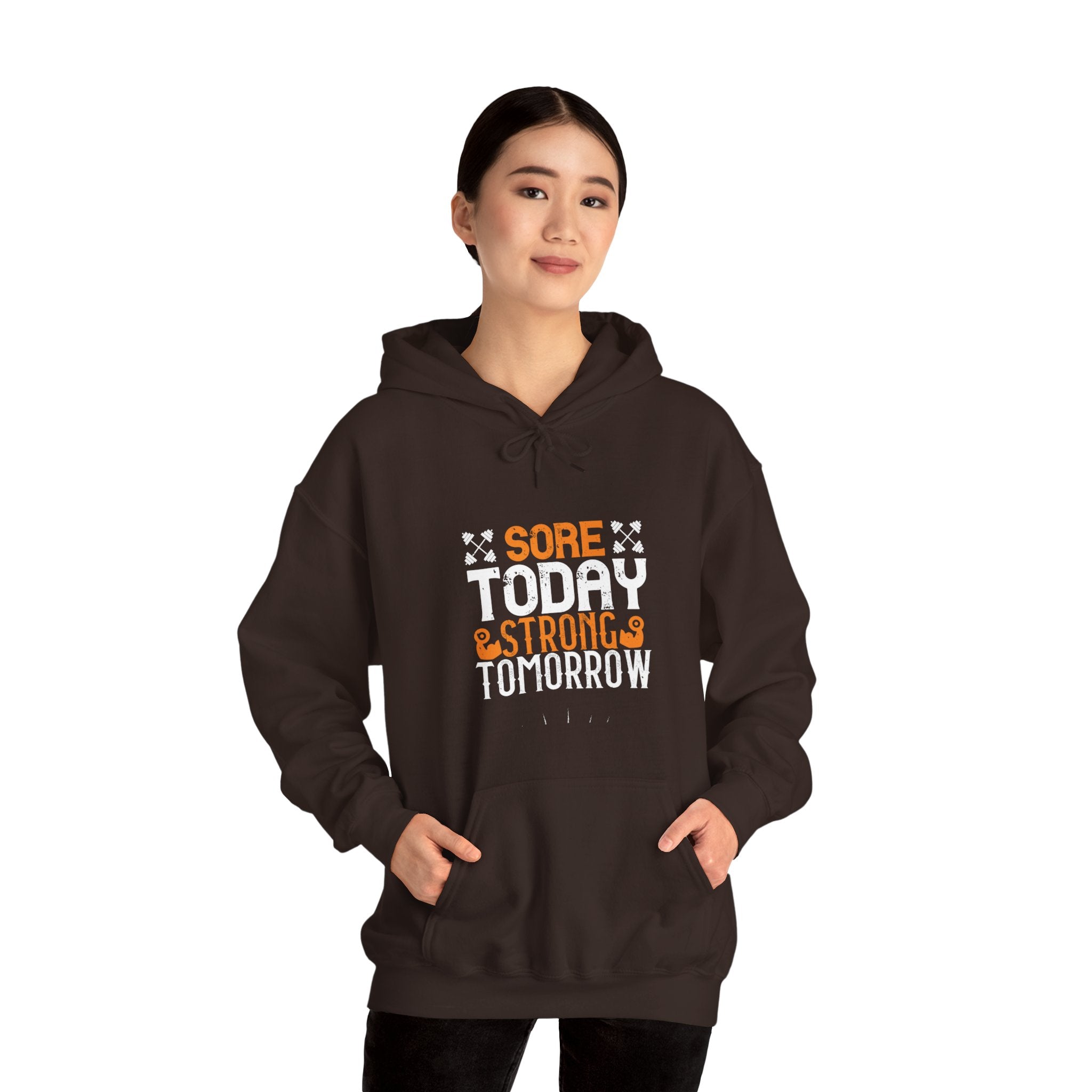 "Sore Today  StrongTomorrow" Unisex Heavy Blend™ Hooded Sweatshirt