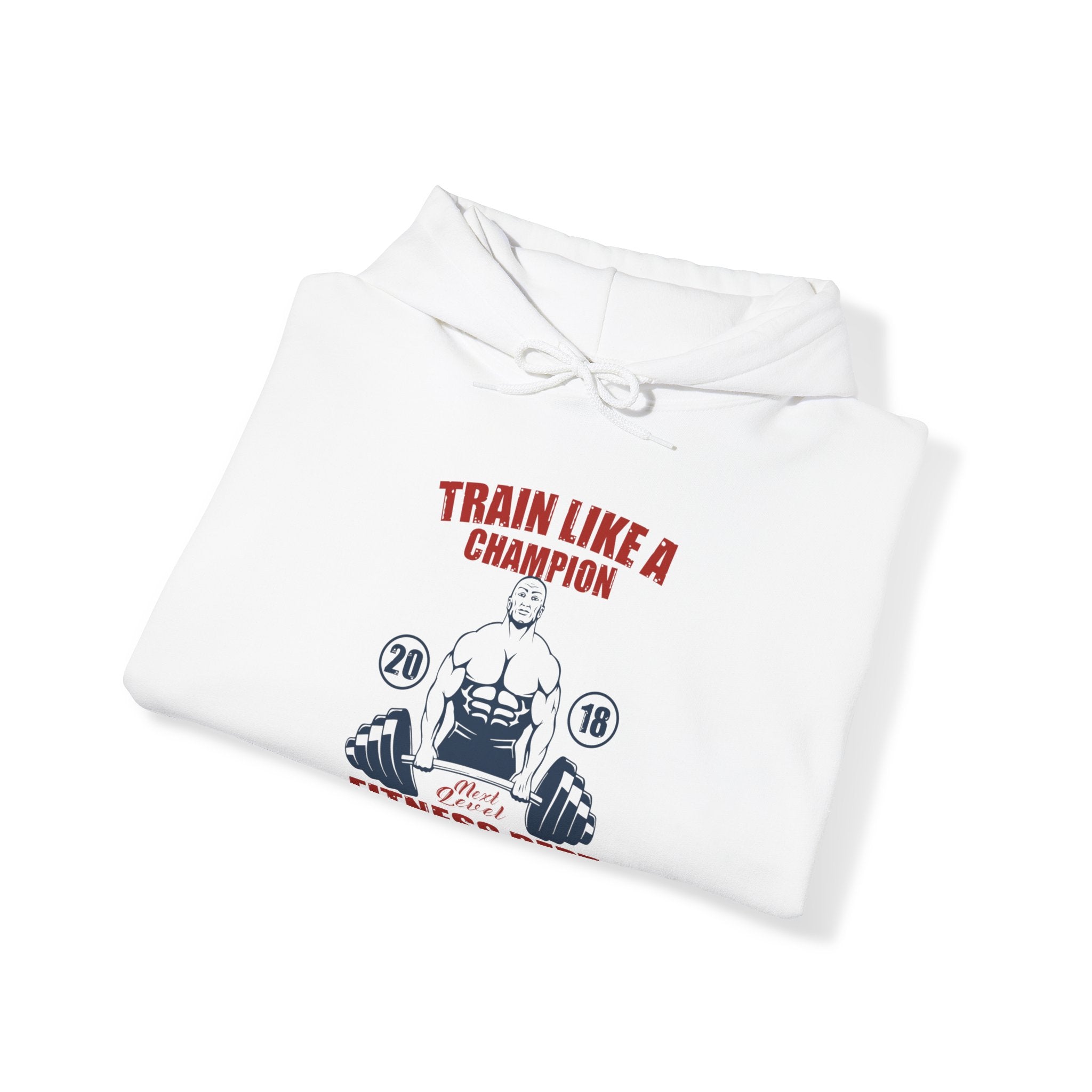 "Train Like A Champion"  Unisex Heavy Blend™ Hooded Sweatshirt