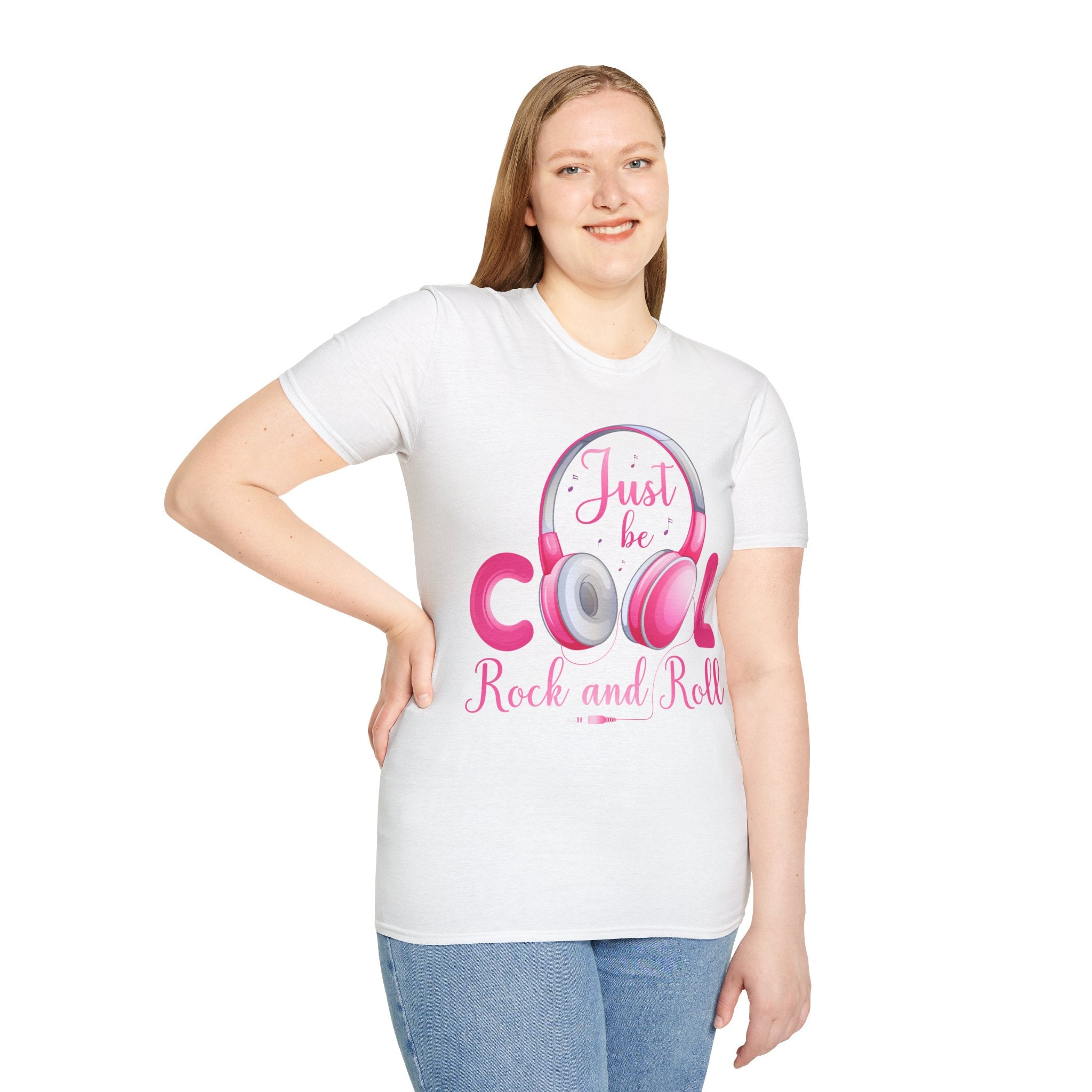 "Just Be Cool And Rock" Unisex Soft style T-Shirt