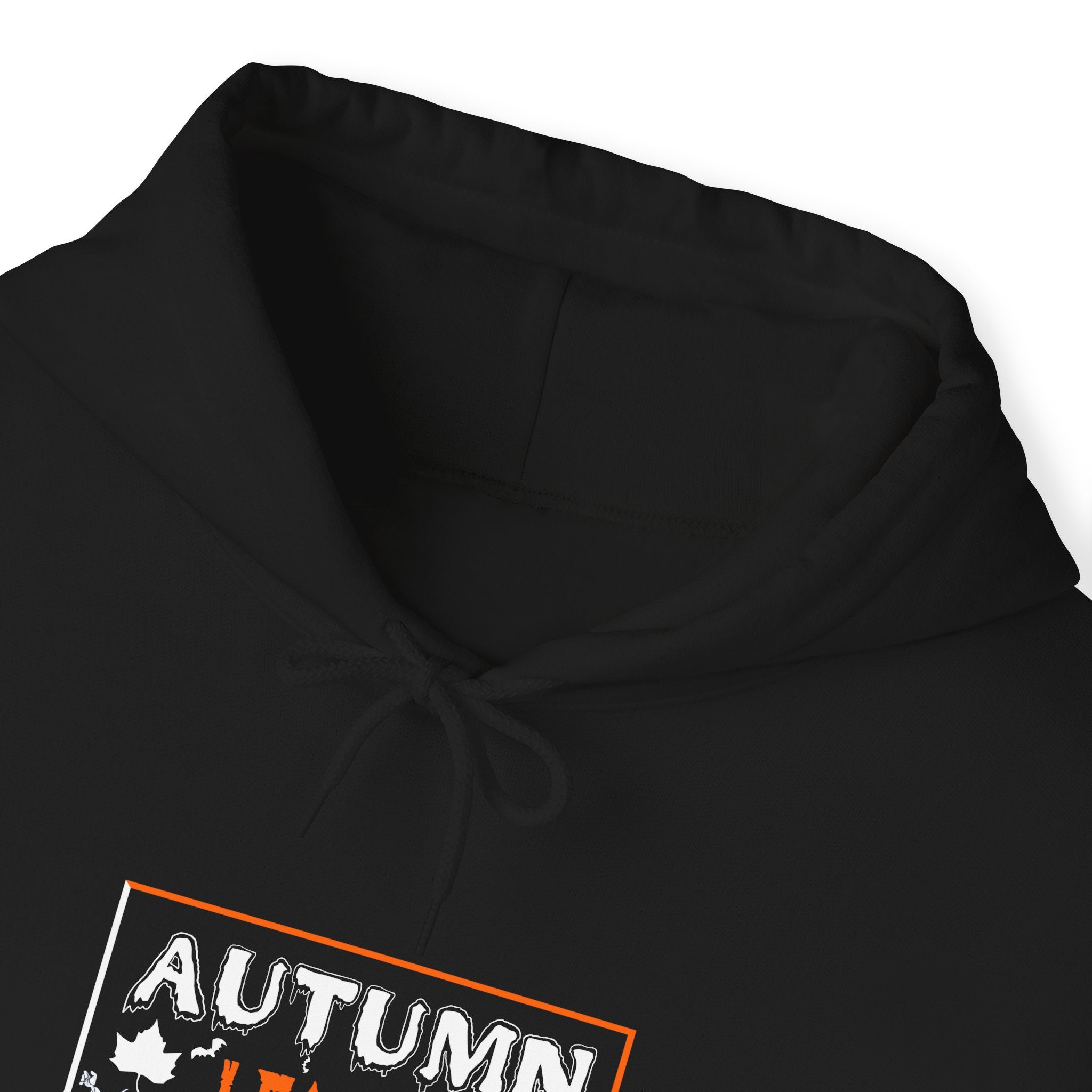 "AUTUMN LEAVES AND PUMPKINS PLEASE" Unisex Heavy Blend™ Hooded Sweatshirt