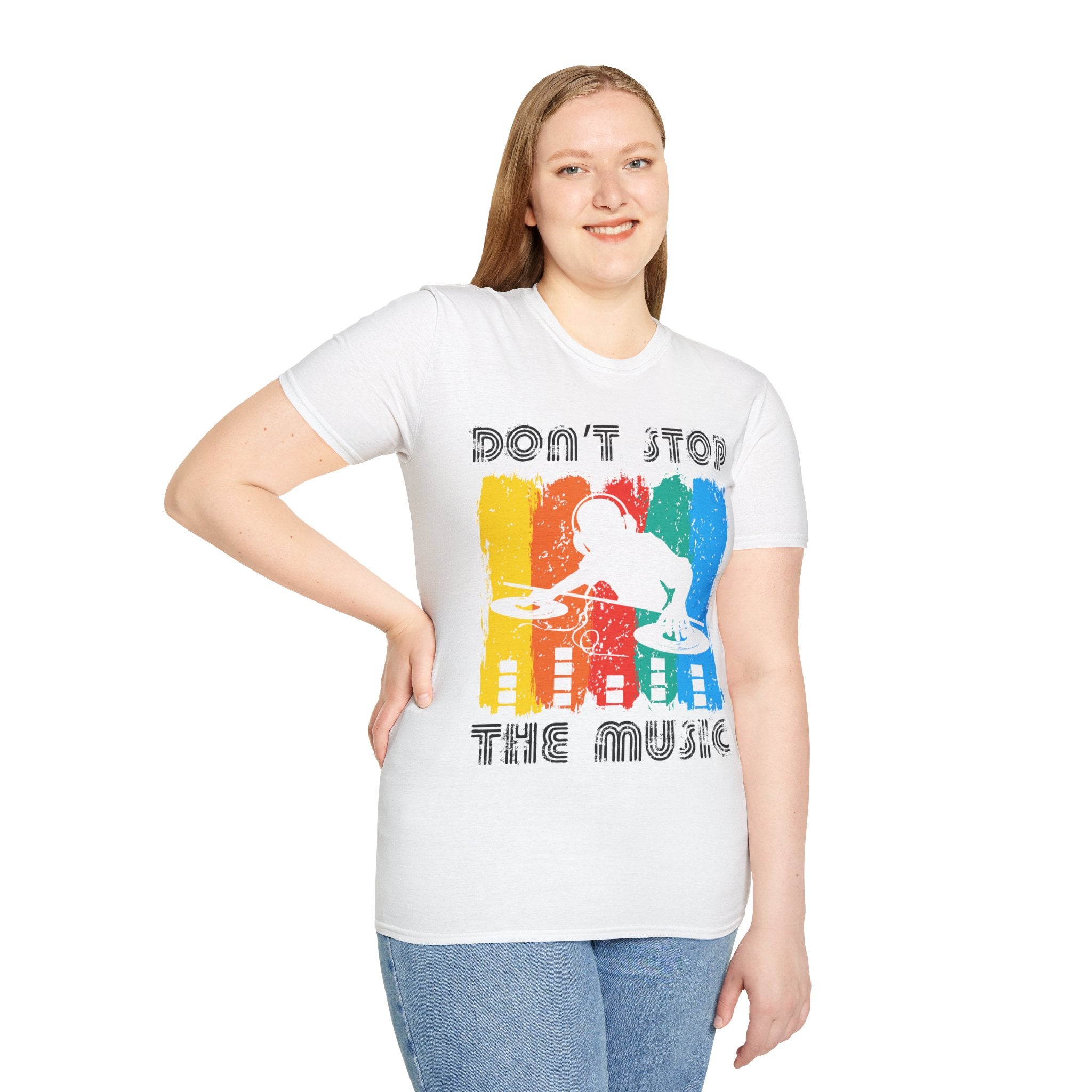 "Don't Stop the Music" Unisex Soft style T-Shirt