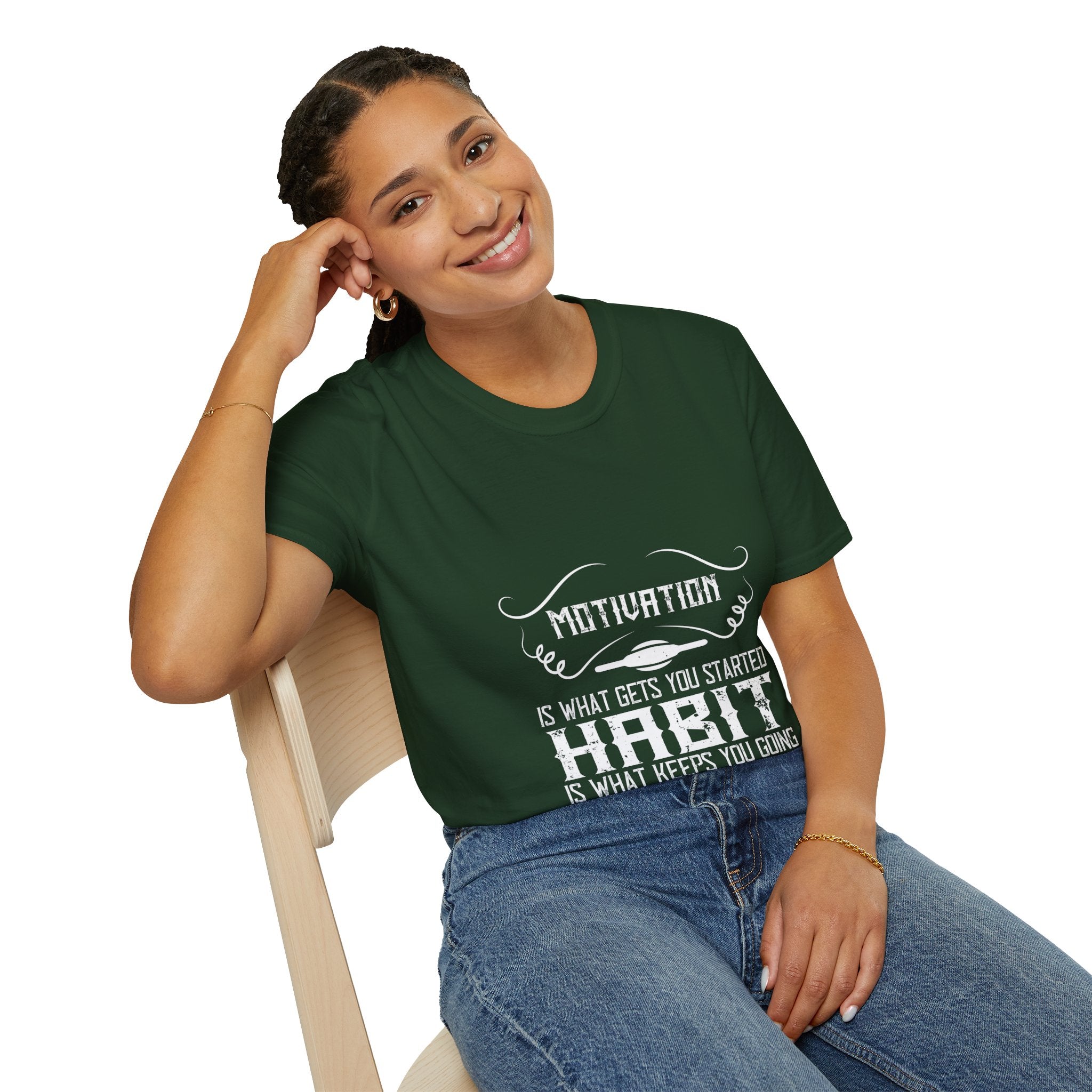 "Habit Is What Keeps You Going" Unisex Soft style T-Shirt