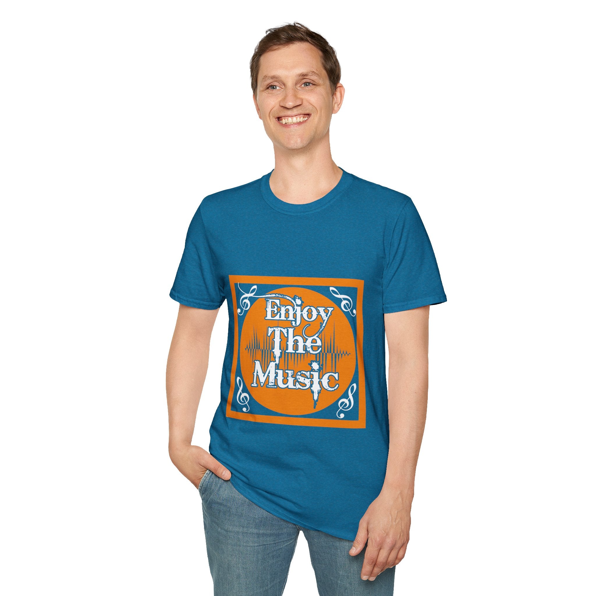 "Enjoy The Music" Unisex Soft style T-Shirt