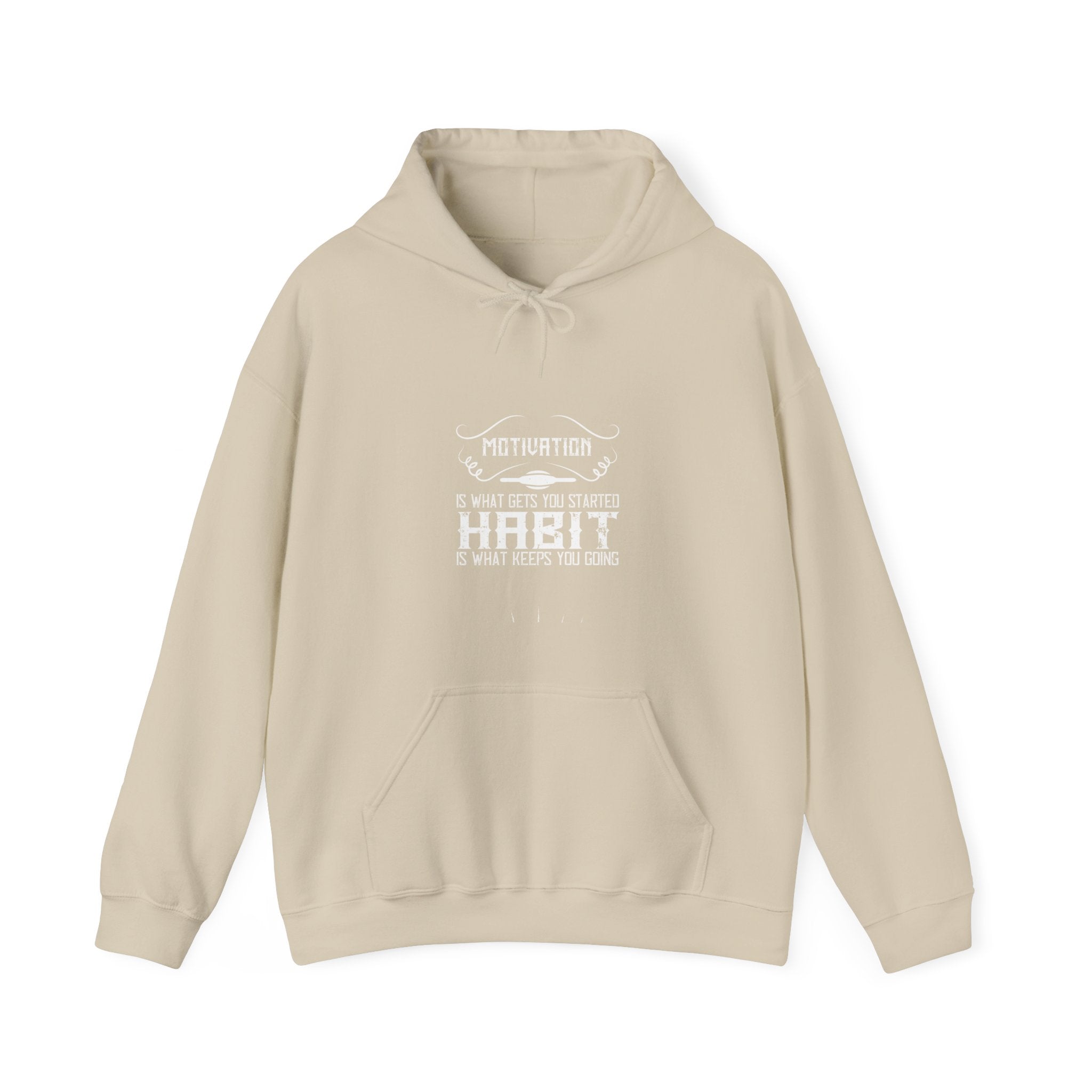 "Habit Is What Keeps You Going" Unisex Heavy Blend™ Hooded Sweatshirt