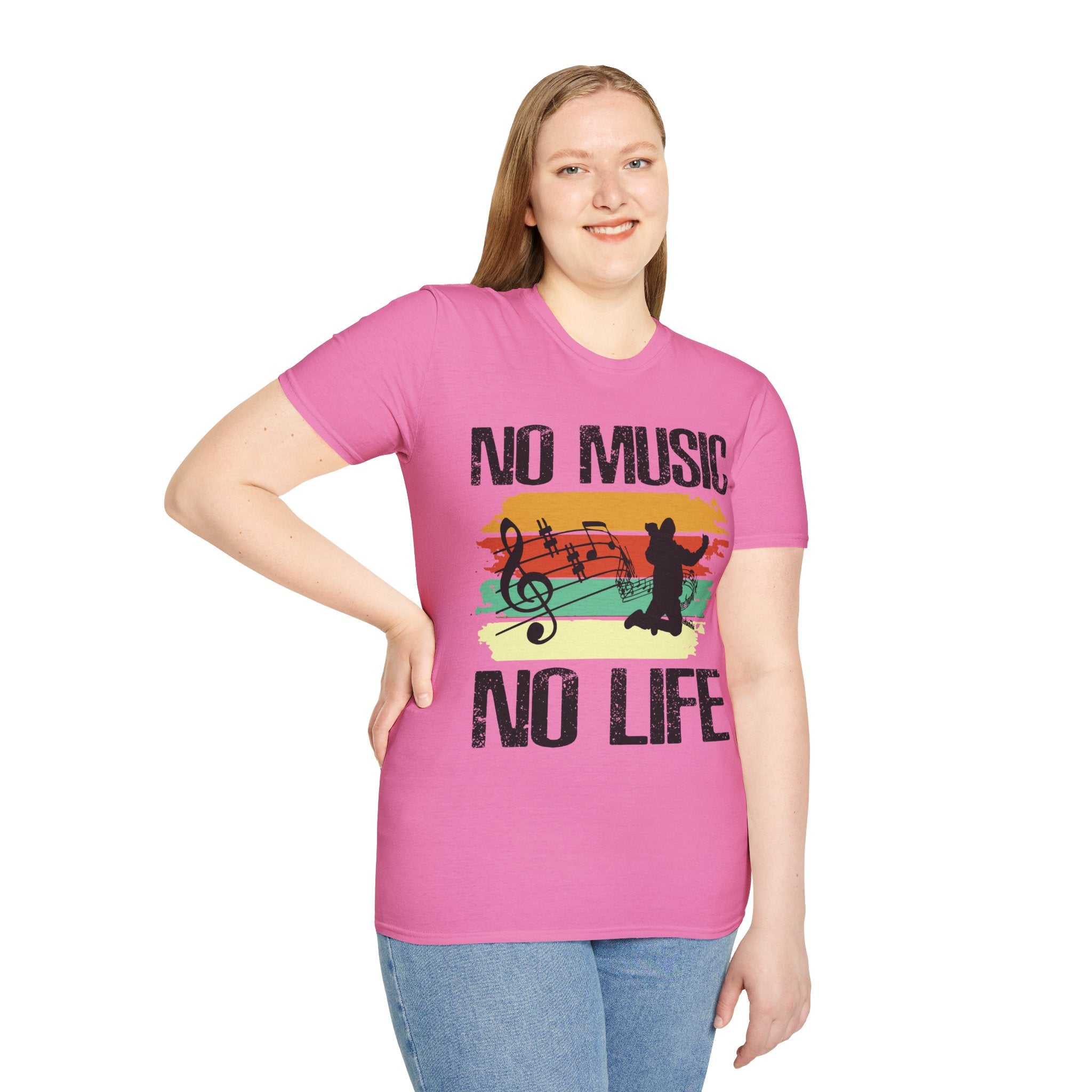 "No Music No Life"  Unisex Soft style T-Shirt