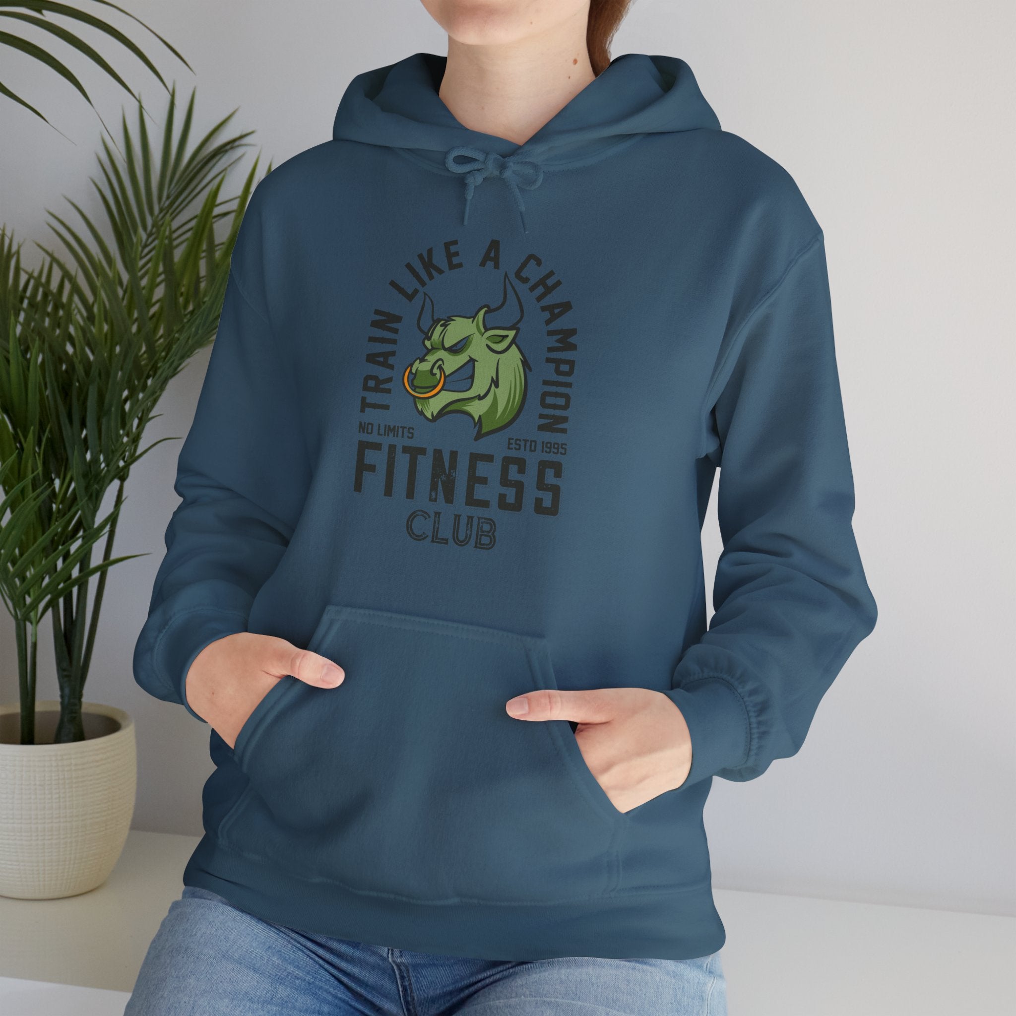 "Train Like A Champion" Unisex Heavy Blend™ Hooded Sweatshirt