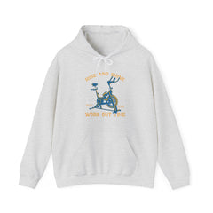 "Rise And Shine Workout Time" Unisex Heavy Blend™ Hooded Sweatshirt