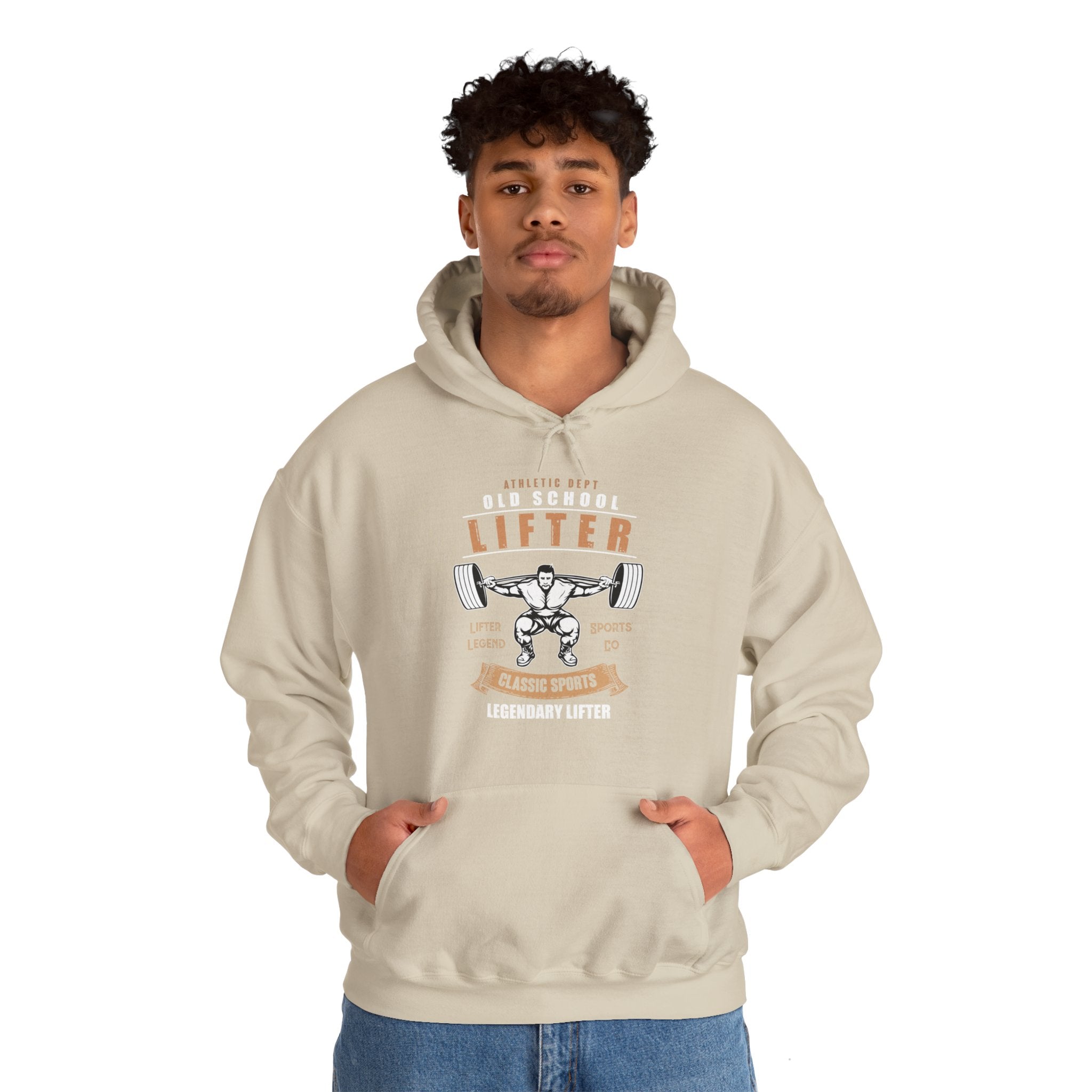 "Old School Lifter" Unisex Heavy Blend™ Hooded Sweatshirt