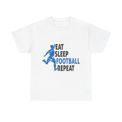 FIFA "Eat Sleep Football Repeat" Unisex Heavy Cotton Tee