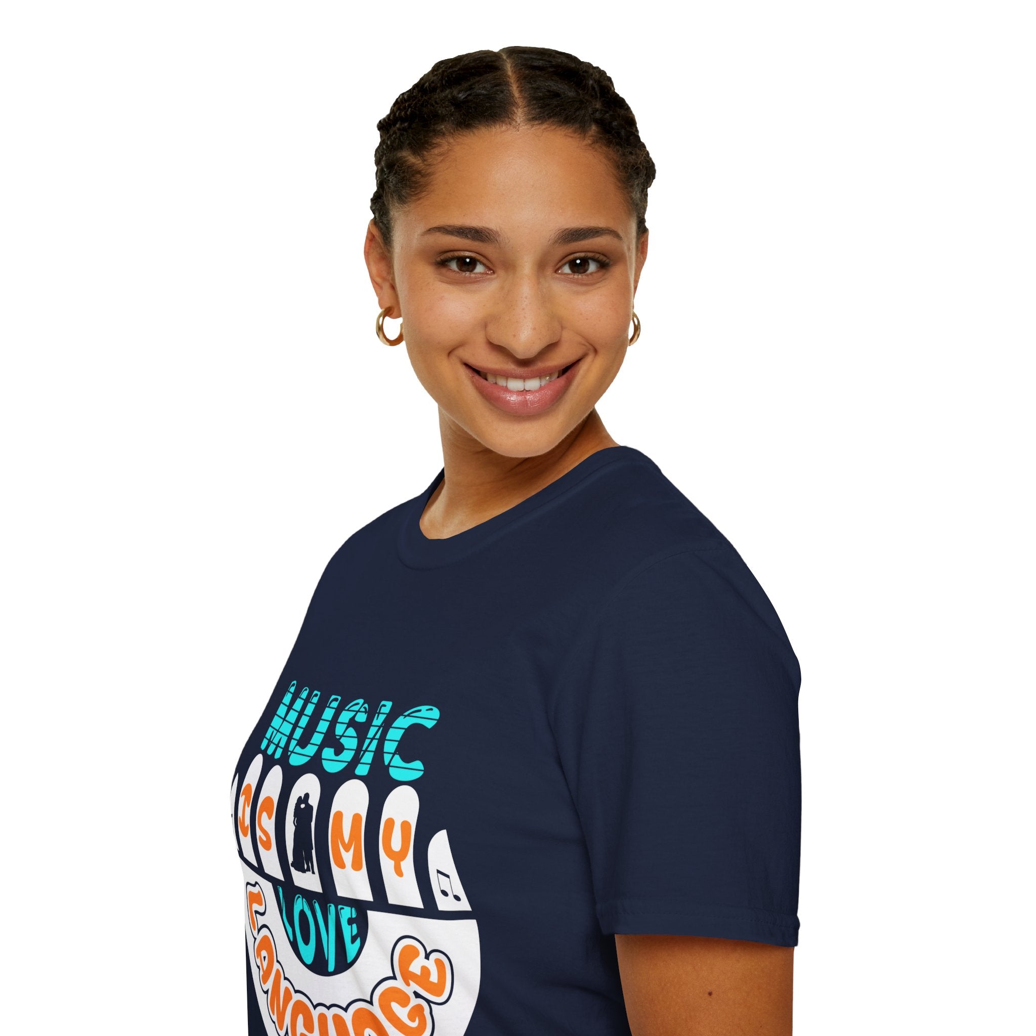 "Music In My Love Language" Unisex Soft style T-Shirt