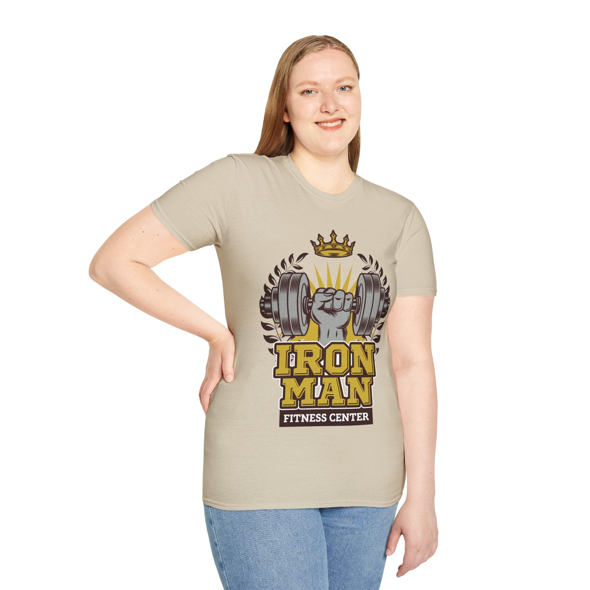 "IronMan Fitness Centre" Unisex Soft style T-Shirt