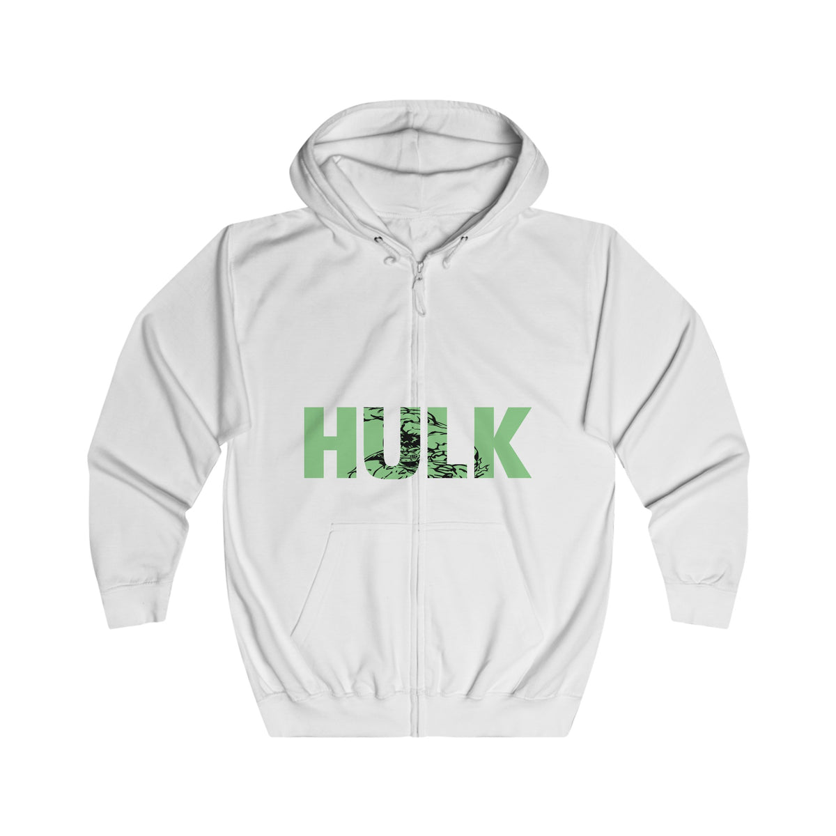 HULK Unisex Full Zip Hoodie