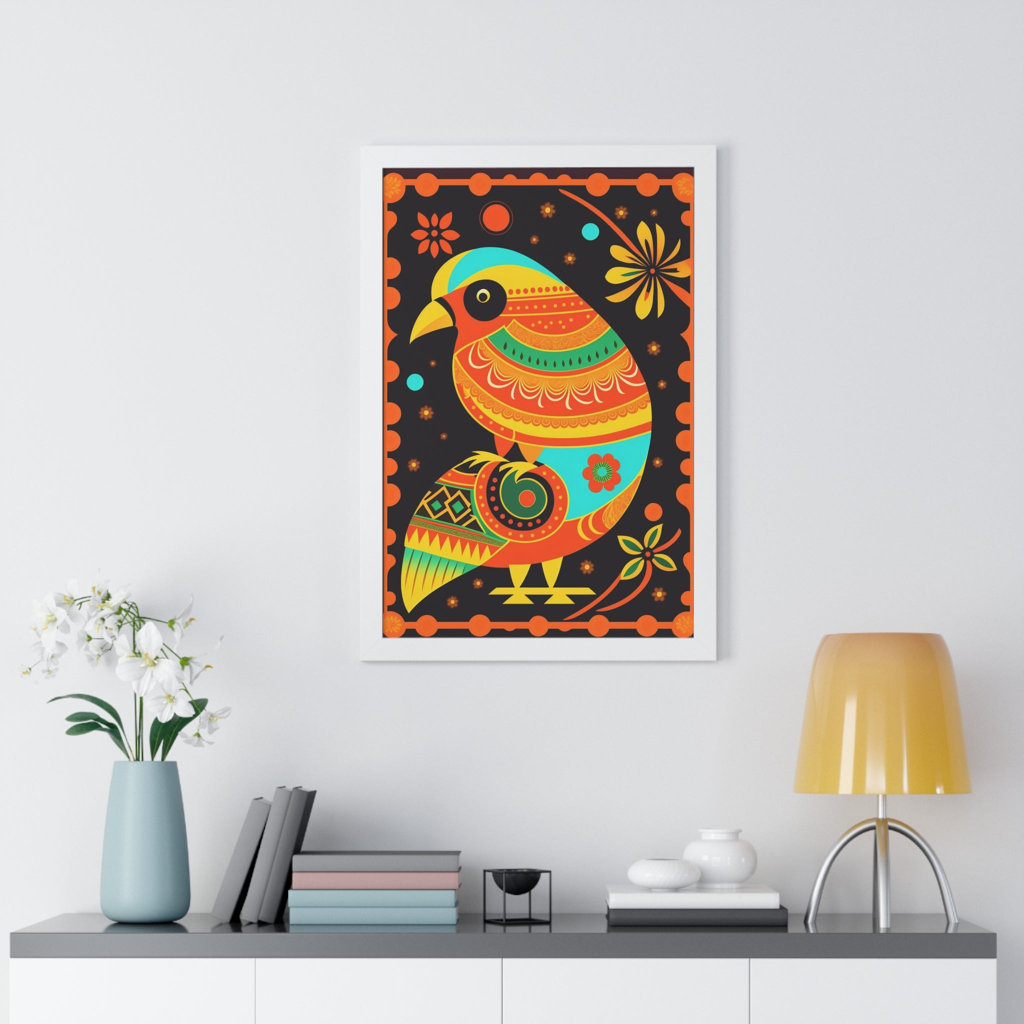 "BOHO" Framed Vertical Poster