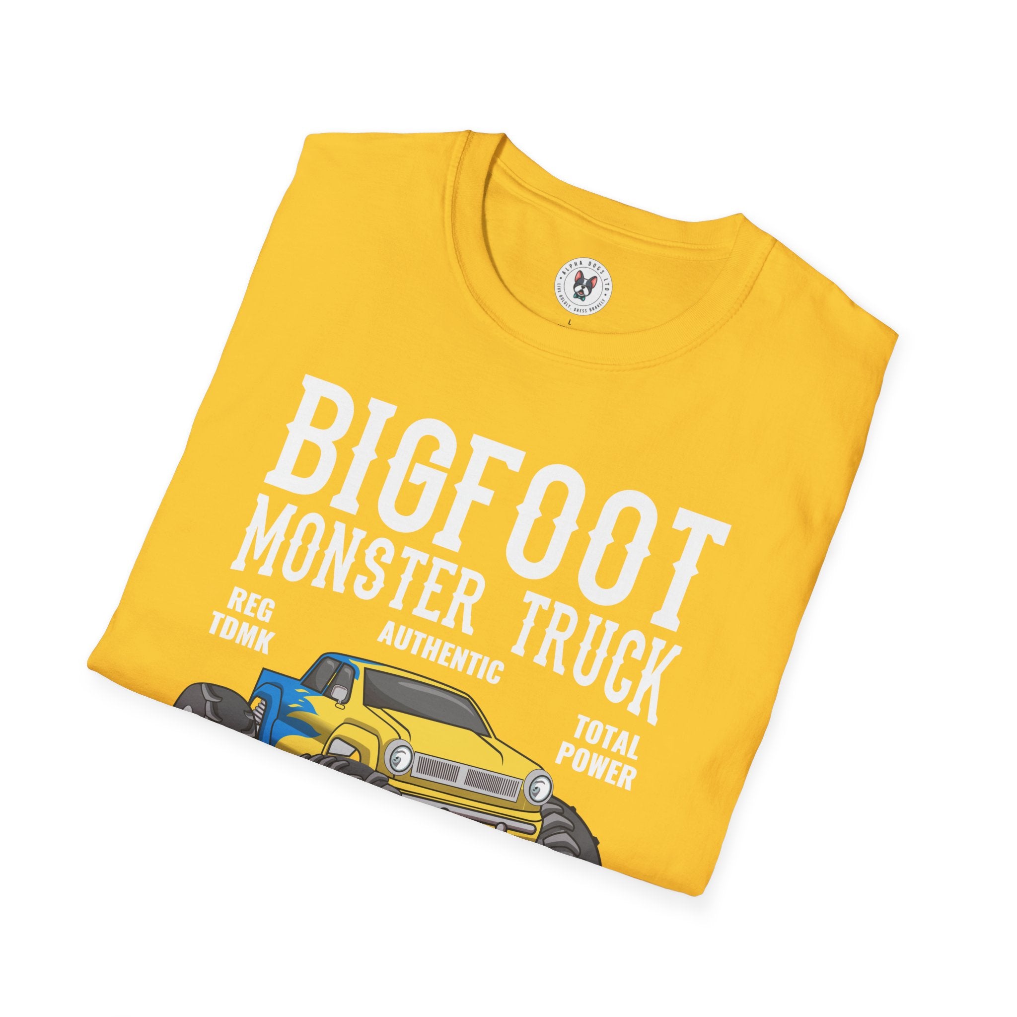 "BIGFOOT MONSTER TRUCK MONSTER MADNESS" Unisex Soft style T-Shirt