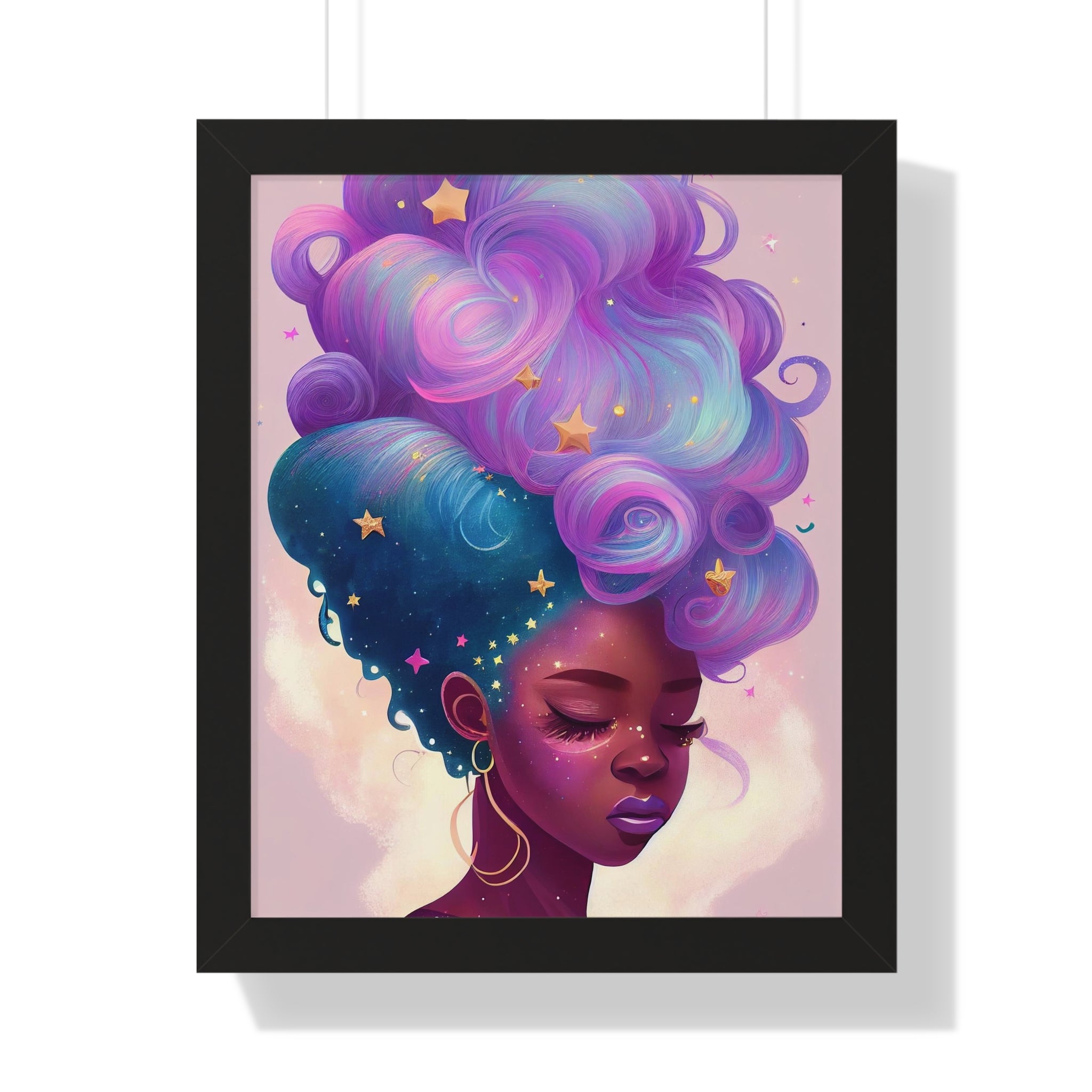 "BLACK GIRL MAGIC" Framed Vertical Poster