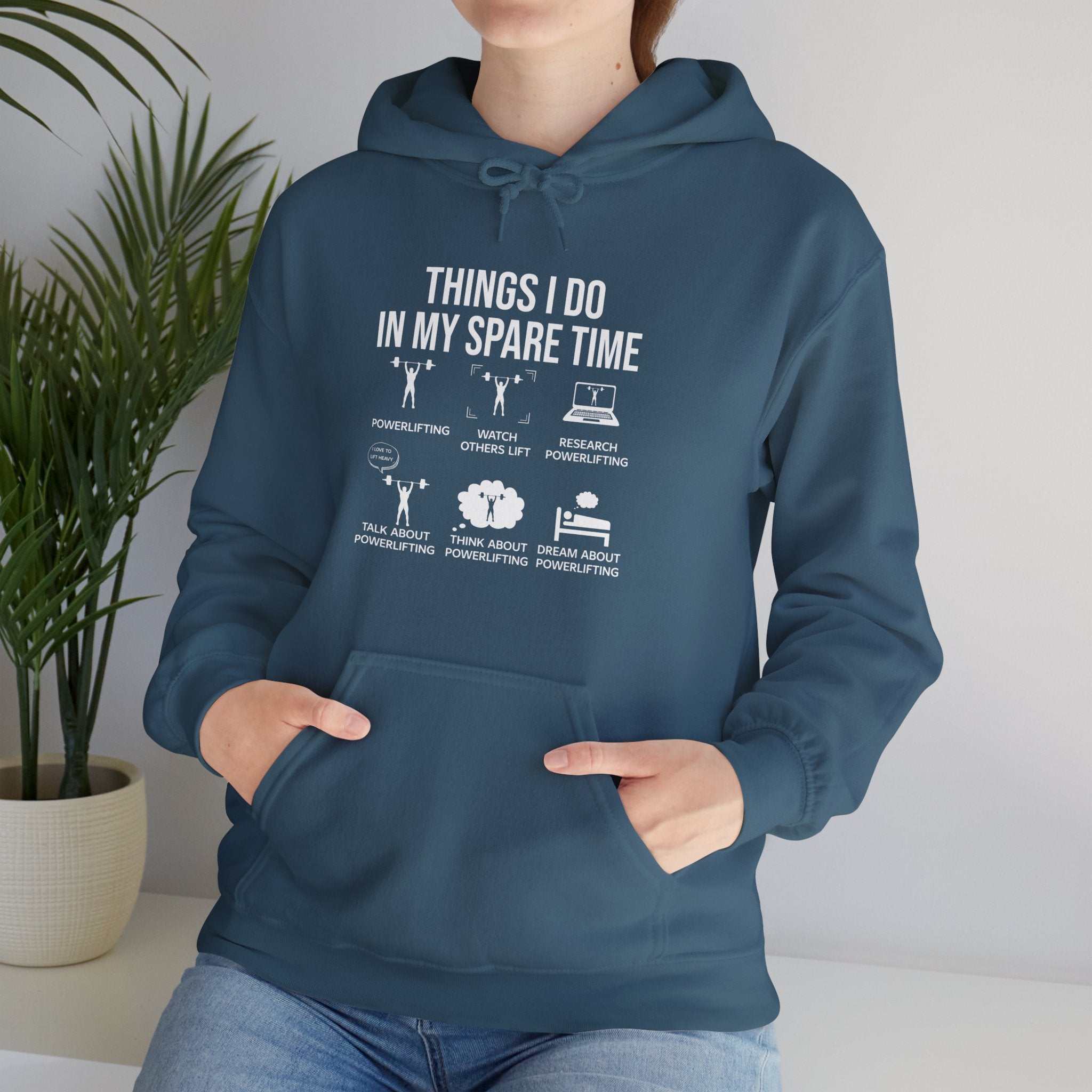 "Things I Do In My Spare Time" Unisex Heavy Blend™ Hooded Sweatshirt