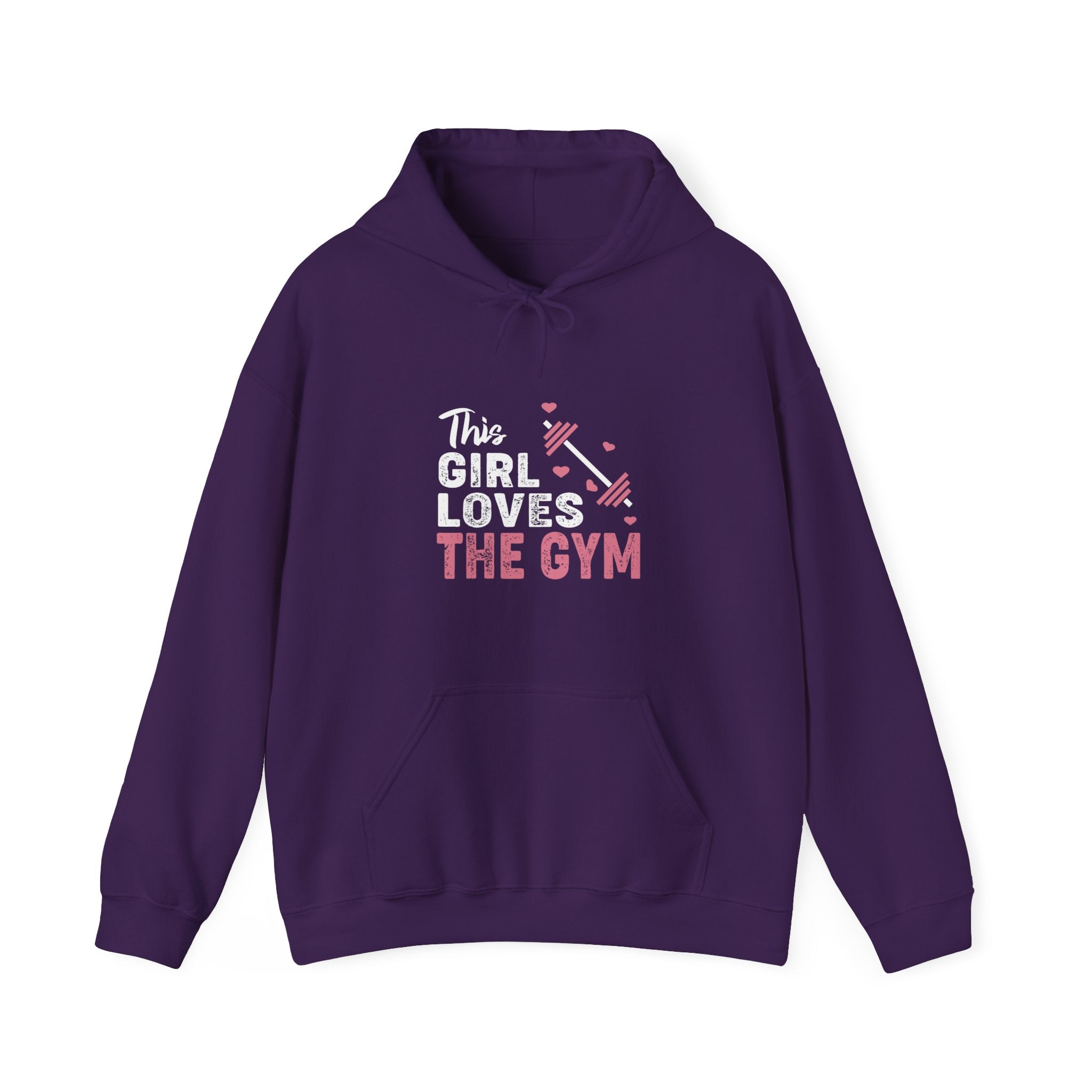 "The Girl Loves The Gym" Unisex Heavy Blend™ Hooded Sweatshirt