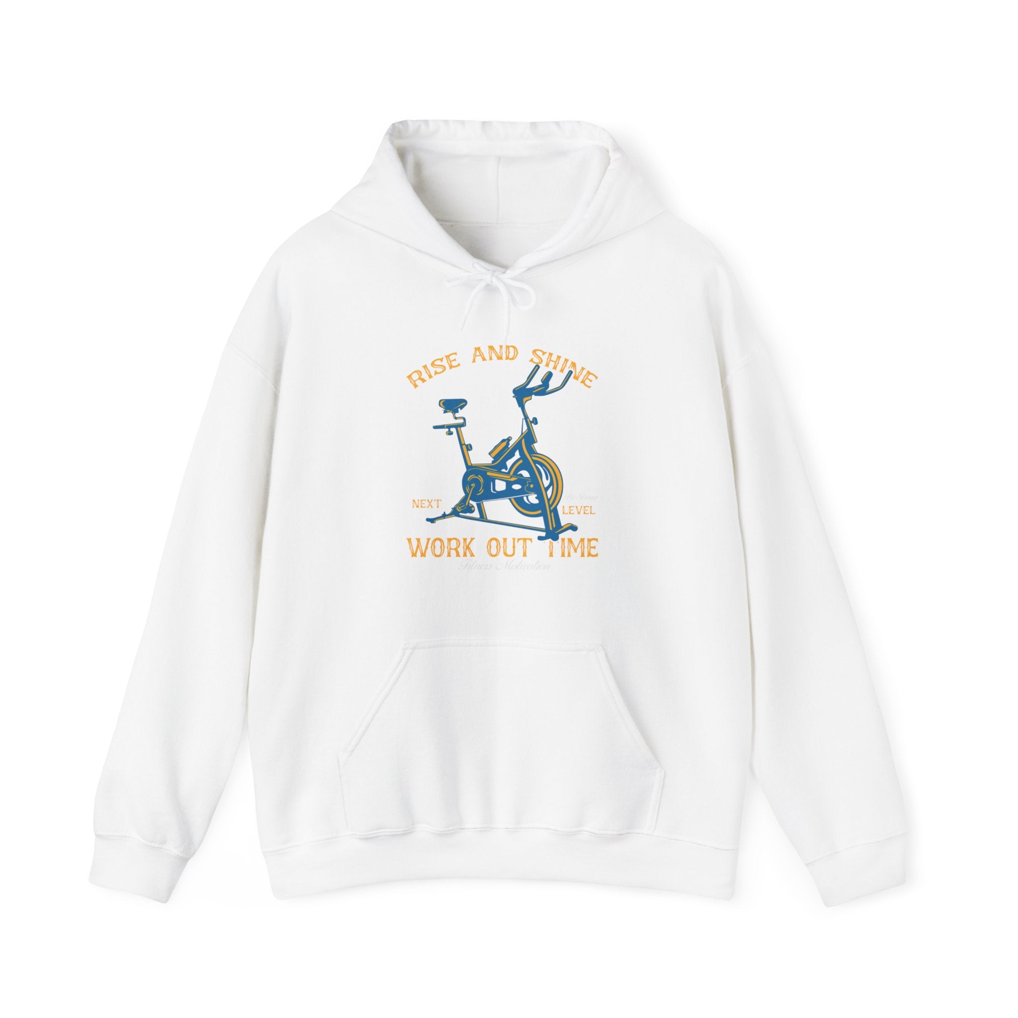 "Rise And Shine Workout Time" Unisex Heavy Blend™ Hooded Sweatshirt