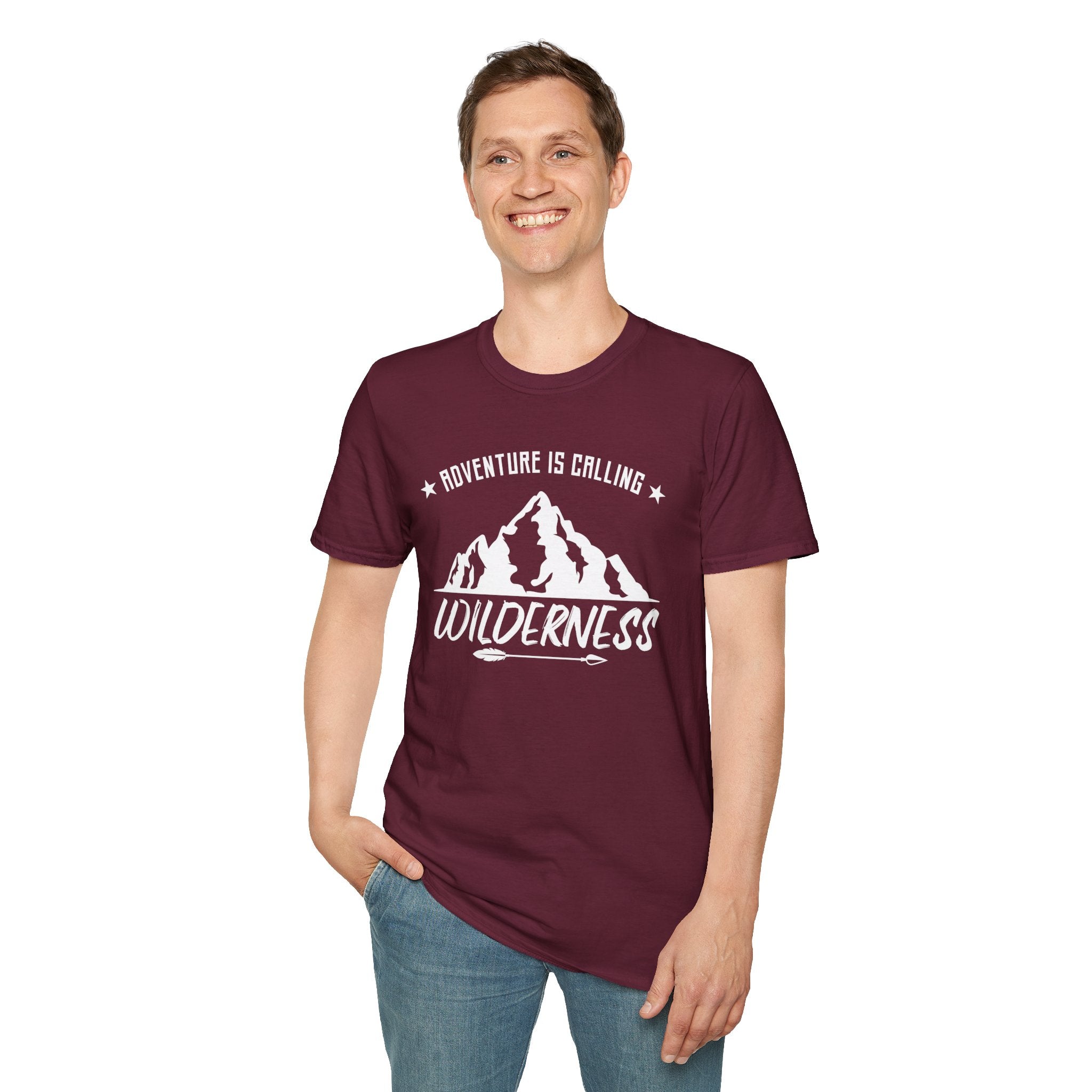 "Adventure Is Calling" Unisex Soft Style T-Shirt