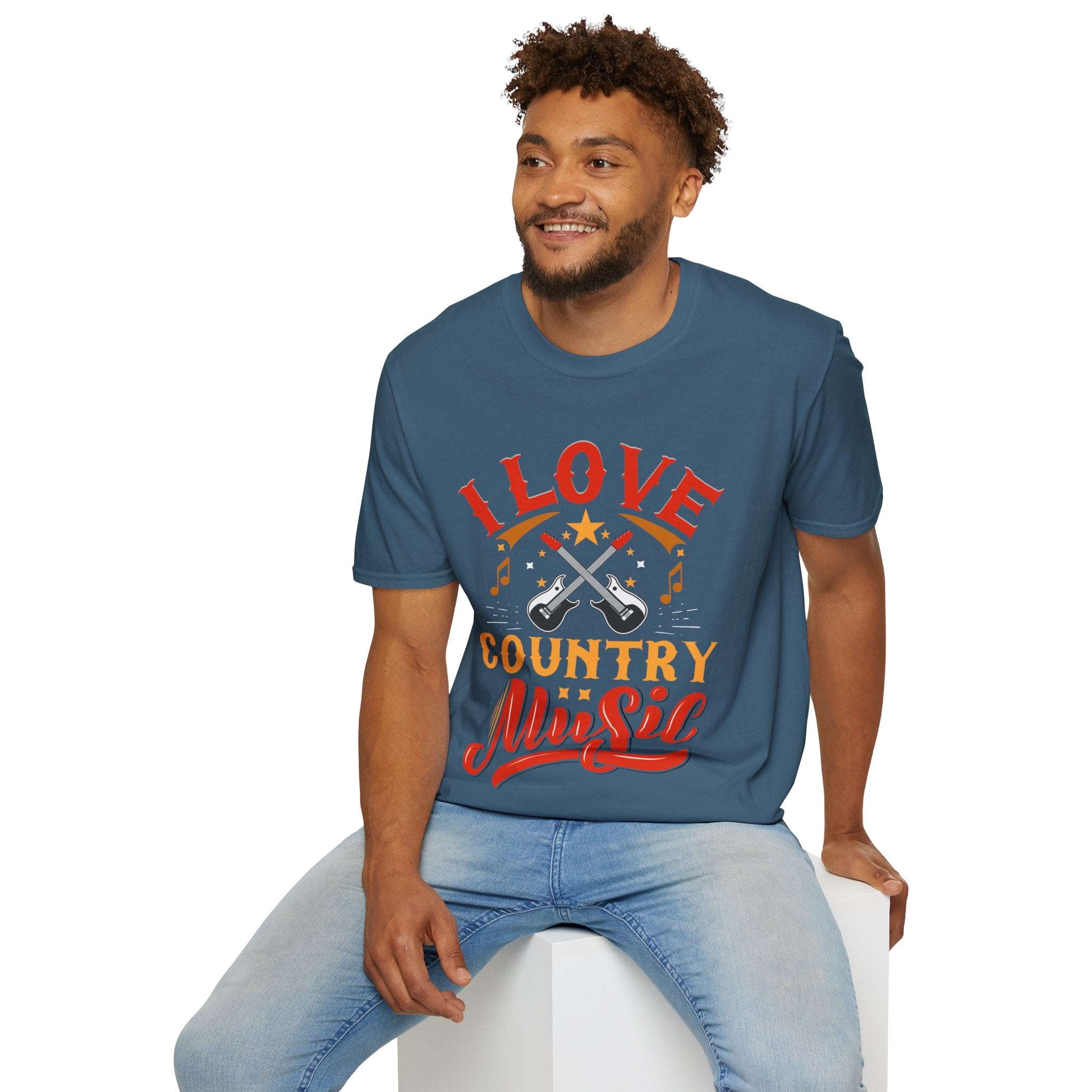 "I Love Country Music" Unisex Soft style T-Shirt