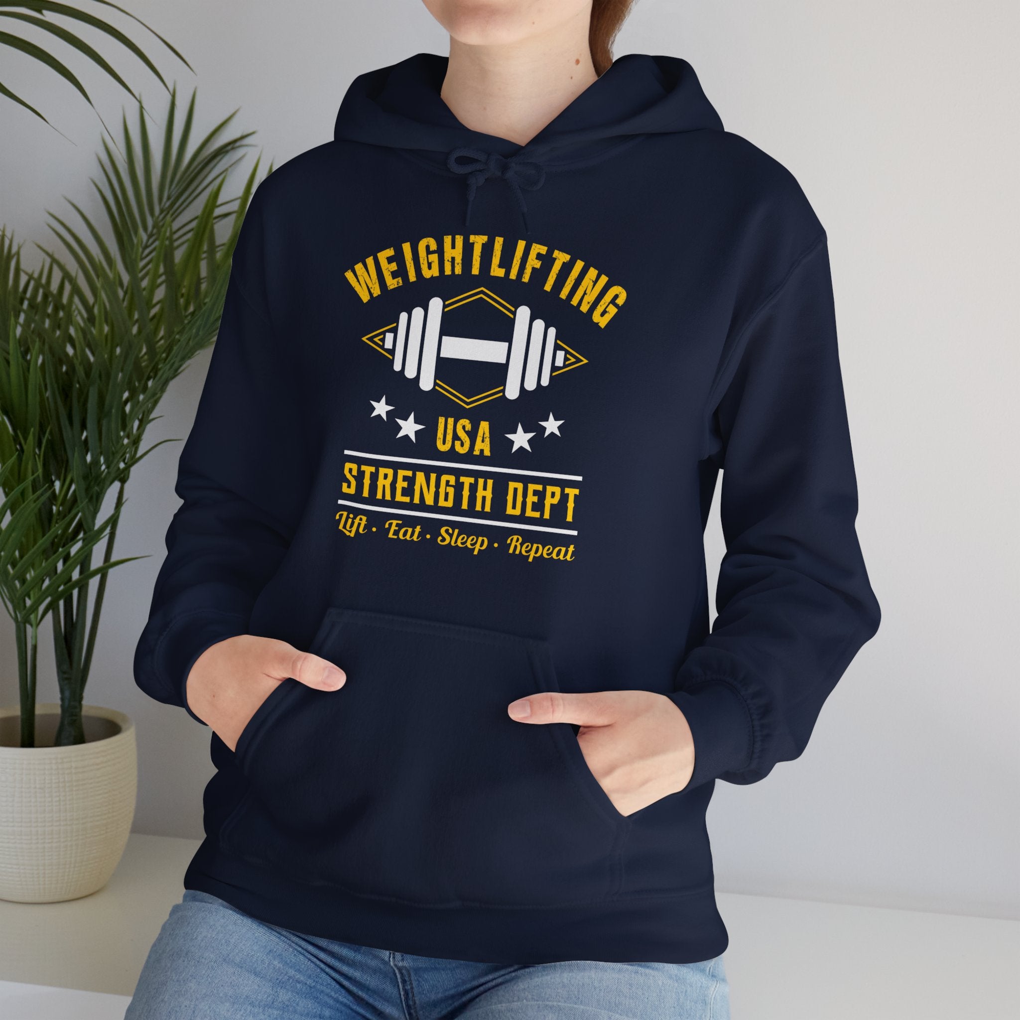 "WeightLifting" Unisex Heavy Blend™ Hooded Sweatshirt