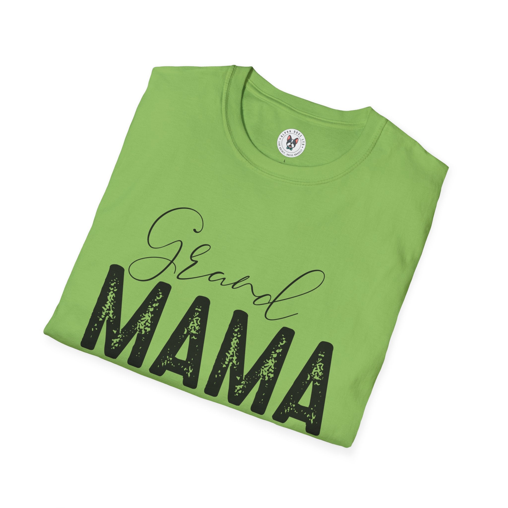 "GRAND MAMA LOVES COFFEE" Unisex Soft style T-Shirt