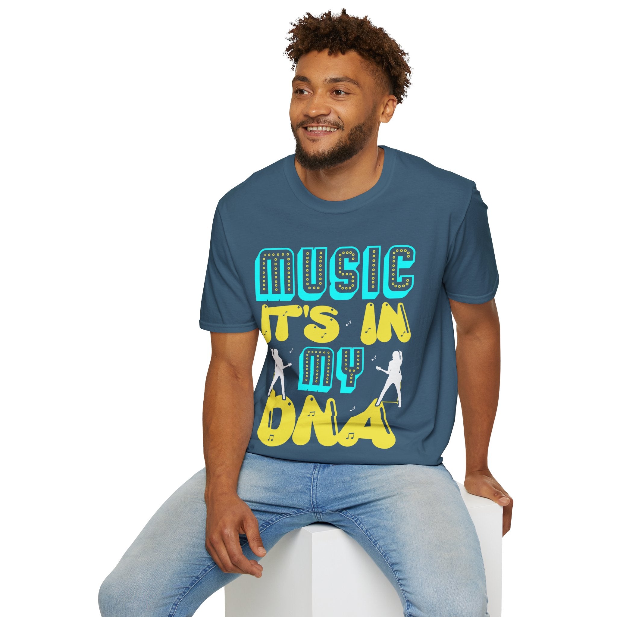 "Music Its In My DNA" Unisex Soft style T-Shirt