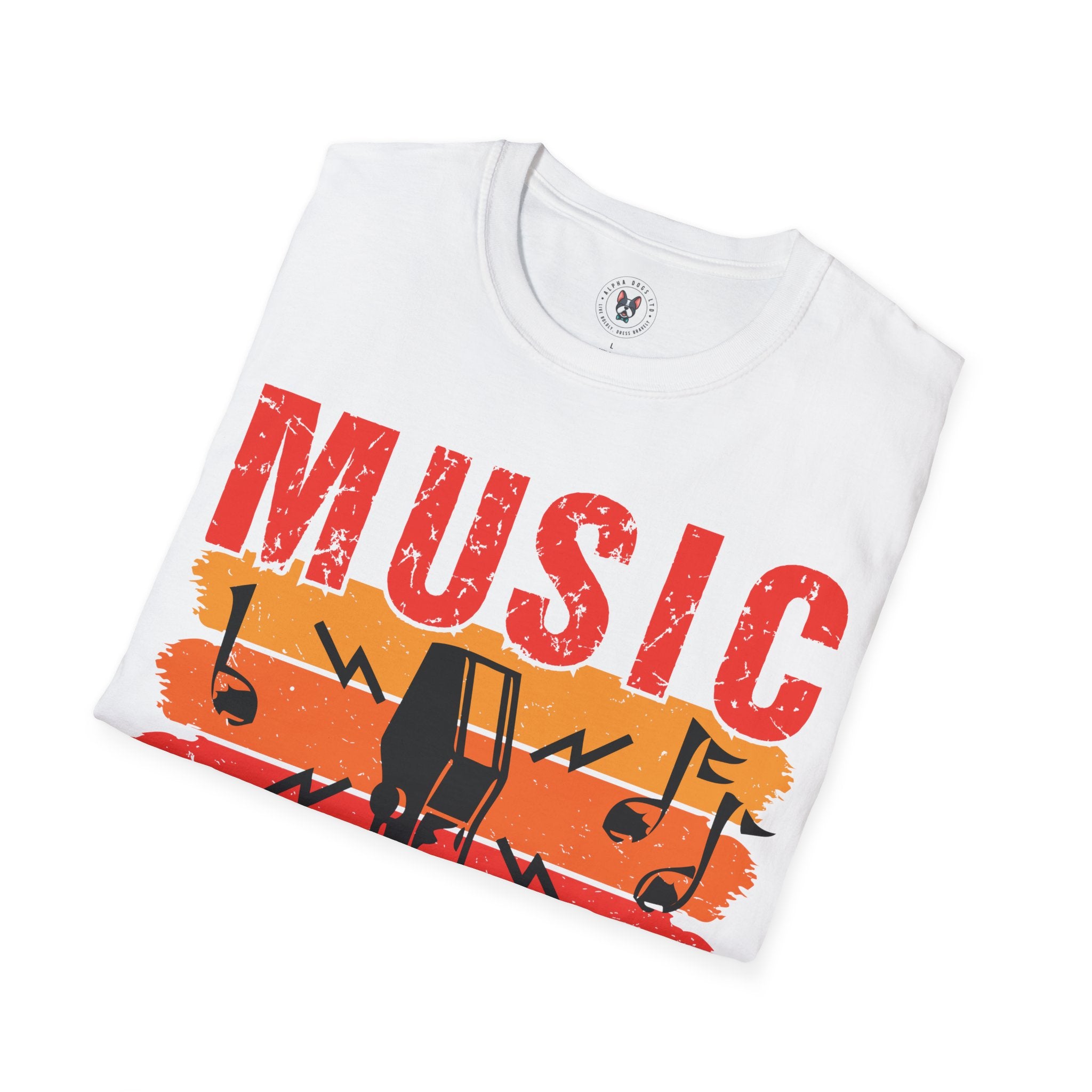 "Music Can Change The World"Unisex Soft style T-Shirt