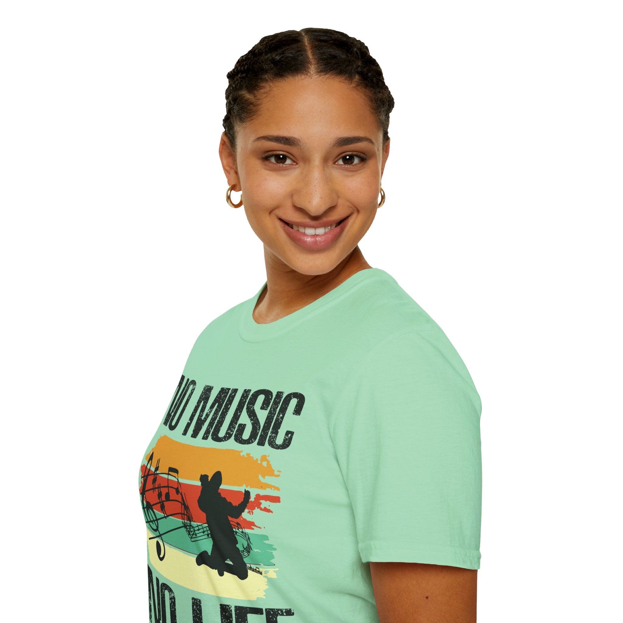 "No Music No Life"  Unisex Soft style T-Shirt