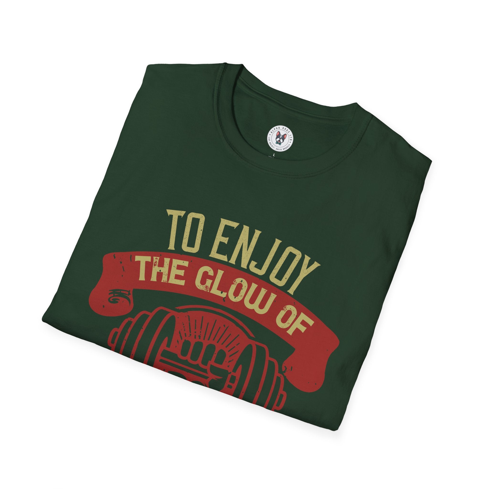 "To enjoy the glow of good health, you must exercise" Unisex Soft style T-Shirt