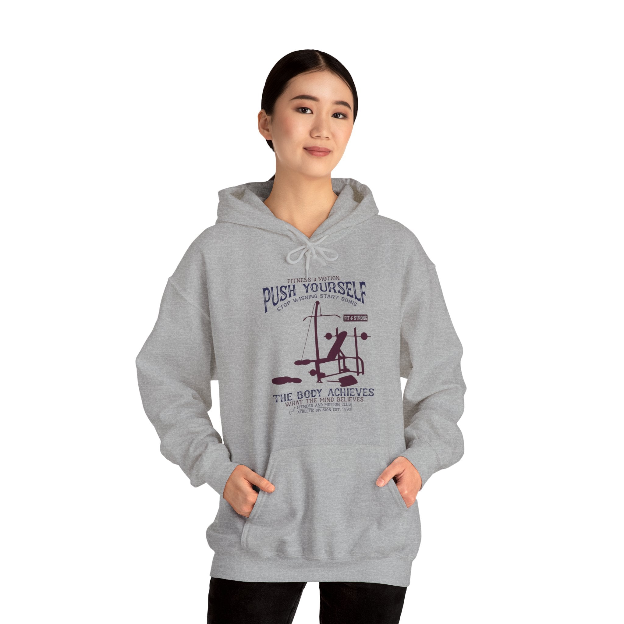 "Push Yourself"  Unisex Heavy Blend™ Hooded Sweatshirt